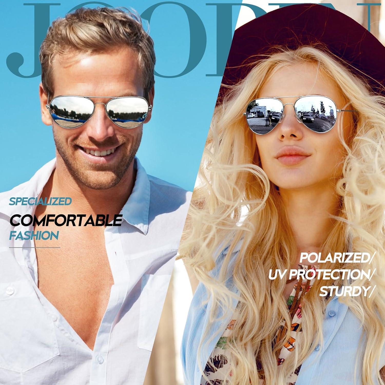 Gafas de sol polarizadas Joopin metálicas UV400 para hombres