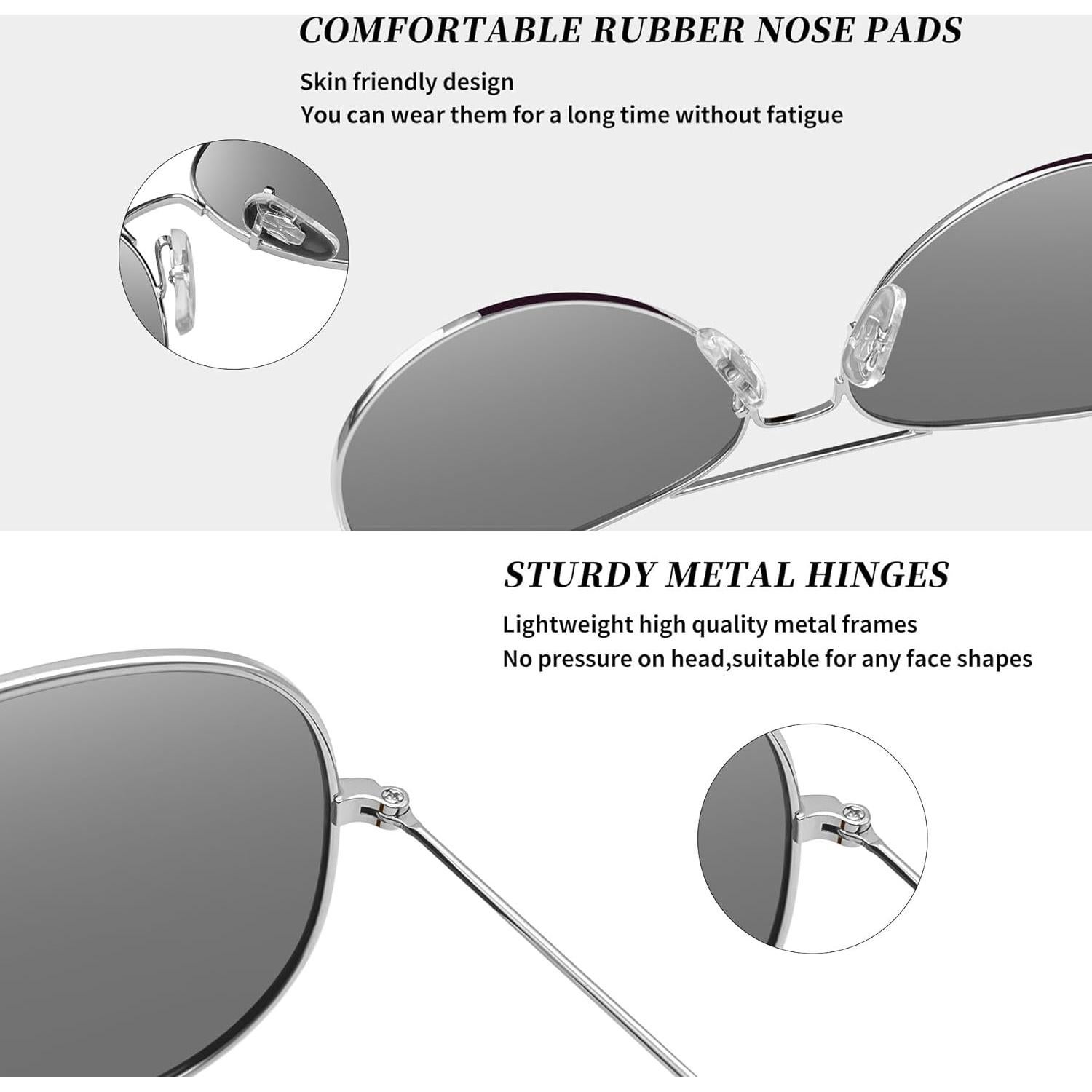 Gafas de sol polarizadas Joopin metálicas UV400 para hombres