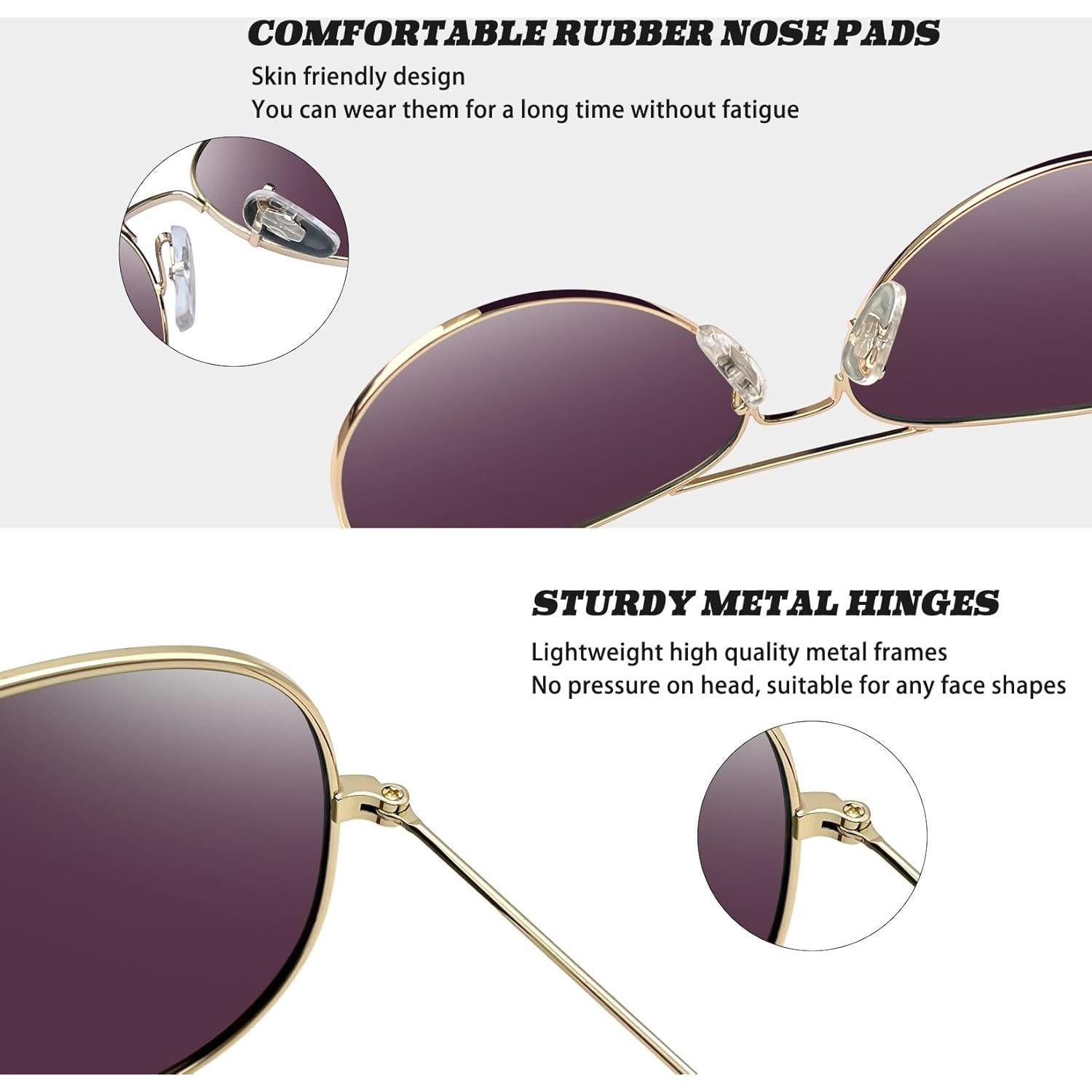 Gafas de sol aviador Joopin polarizadas UV400 verdes