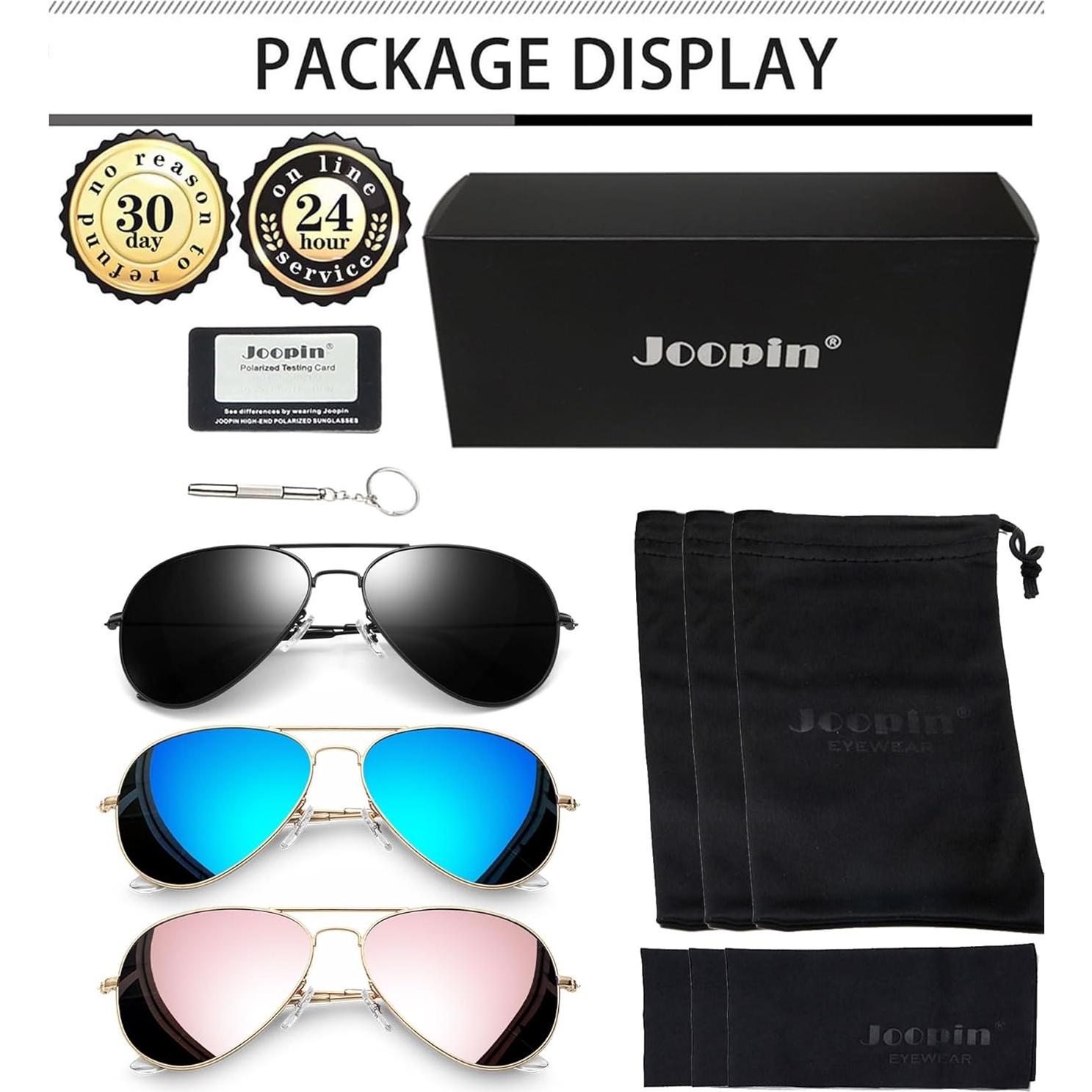 Gafas de sol polarizadas Joopin UV400 para hombres y mujeres