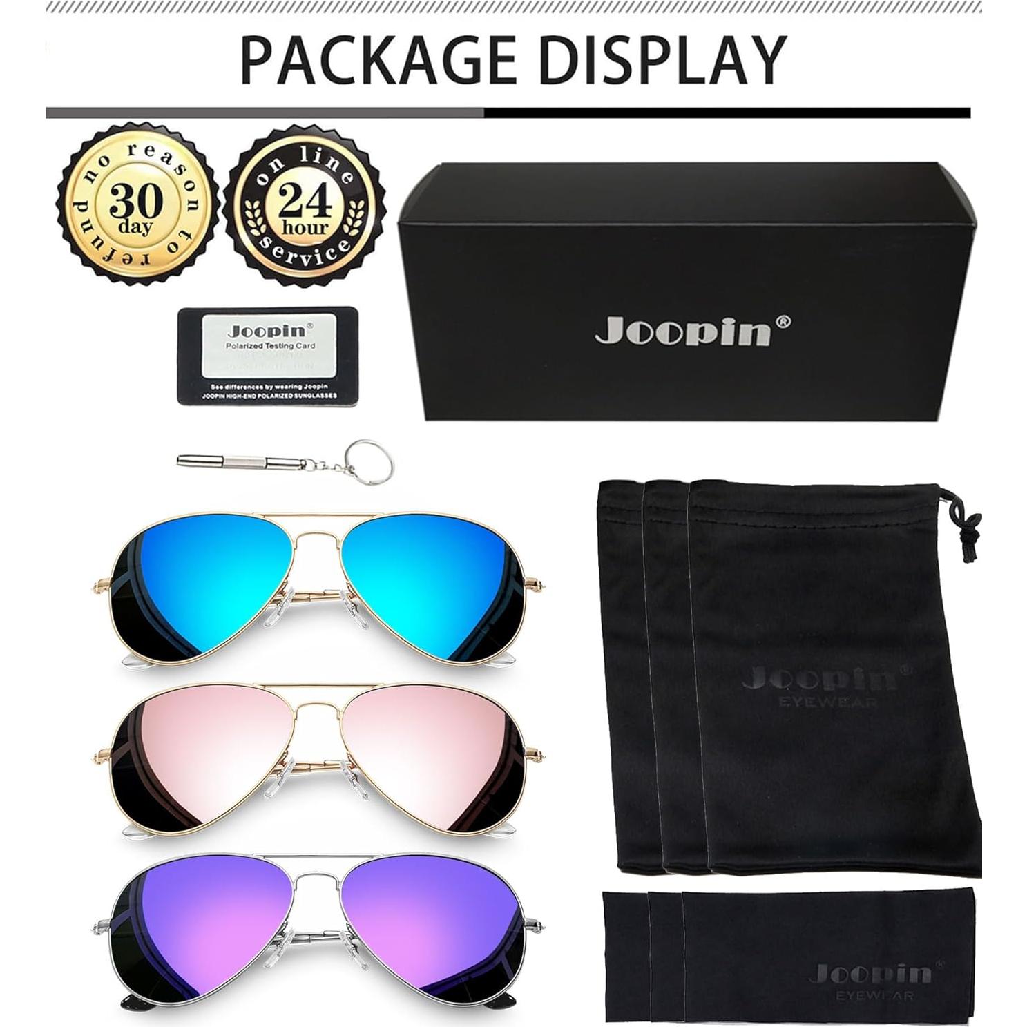 Gafas de sol polarizadas Joopin UV400 para hombres y mujeres