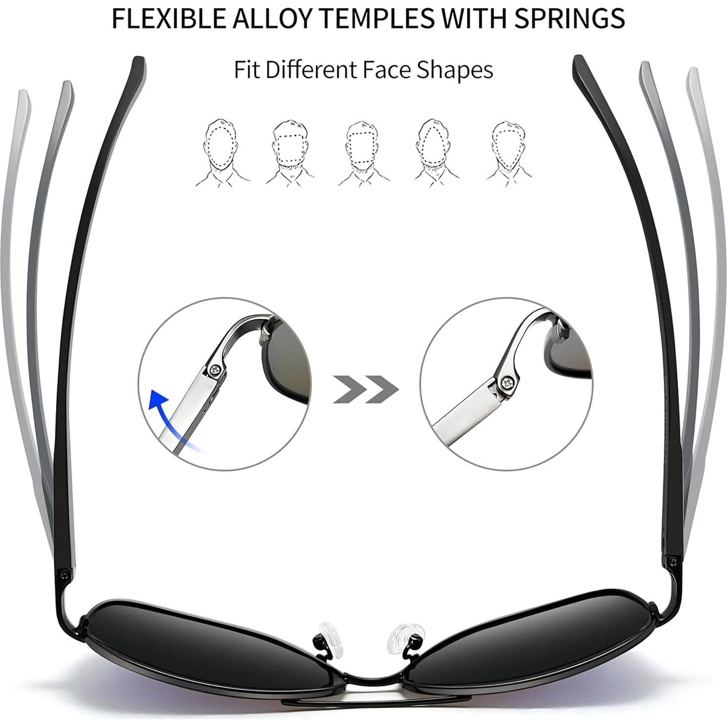 Gafas de sol polarizadas Joopin UV400 para hombres y mujeres