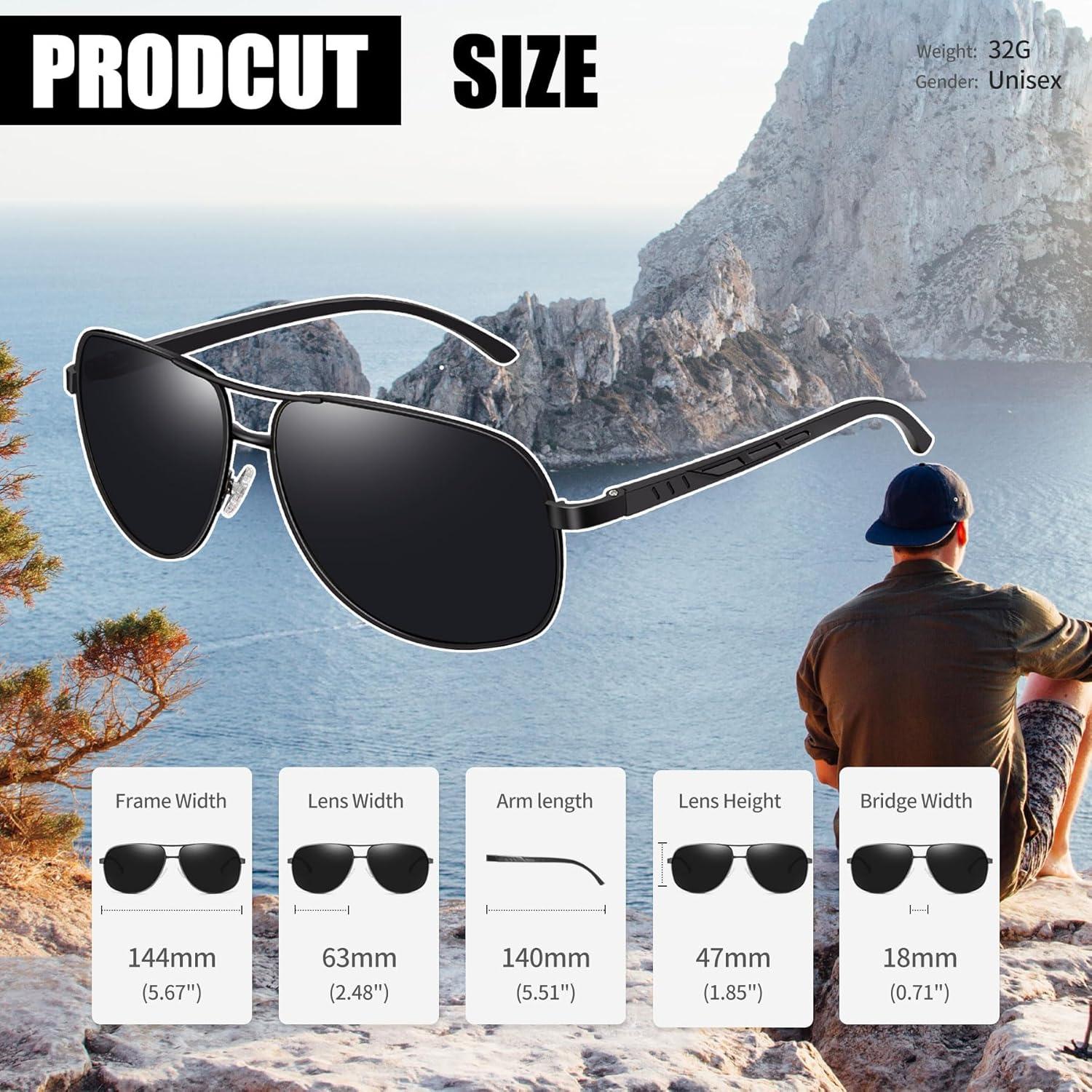 Gafas de sol polarizadas Joopin UV400 para hombres y mujeres