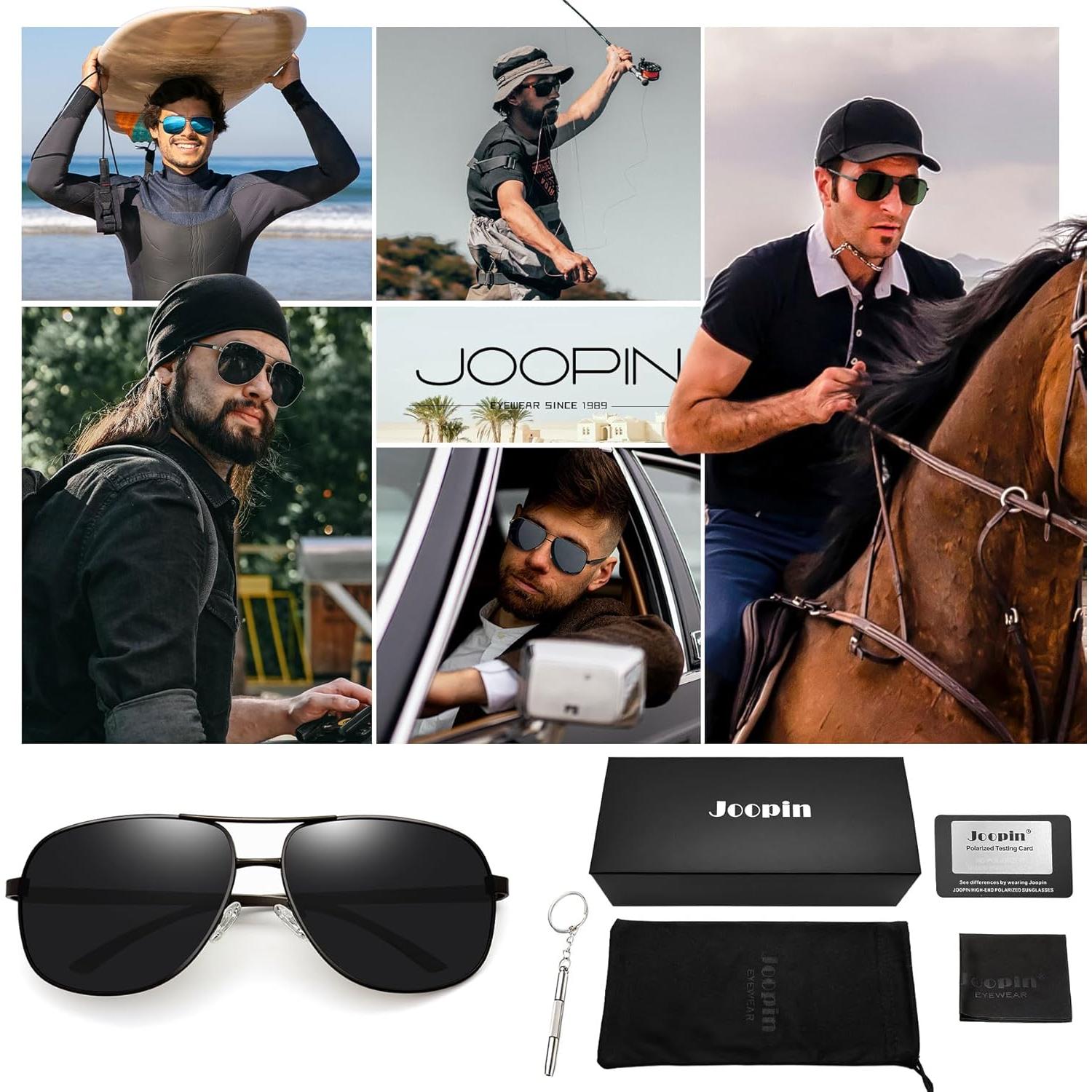 Gafas de sol polarizadas Joopin UV400 para hombres y mujeres