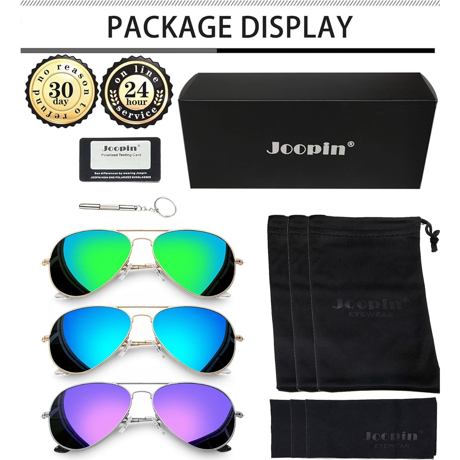 Gafas de sol polarizadas Joopin UV400 para hombres y mujeres