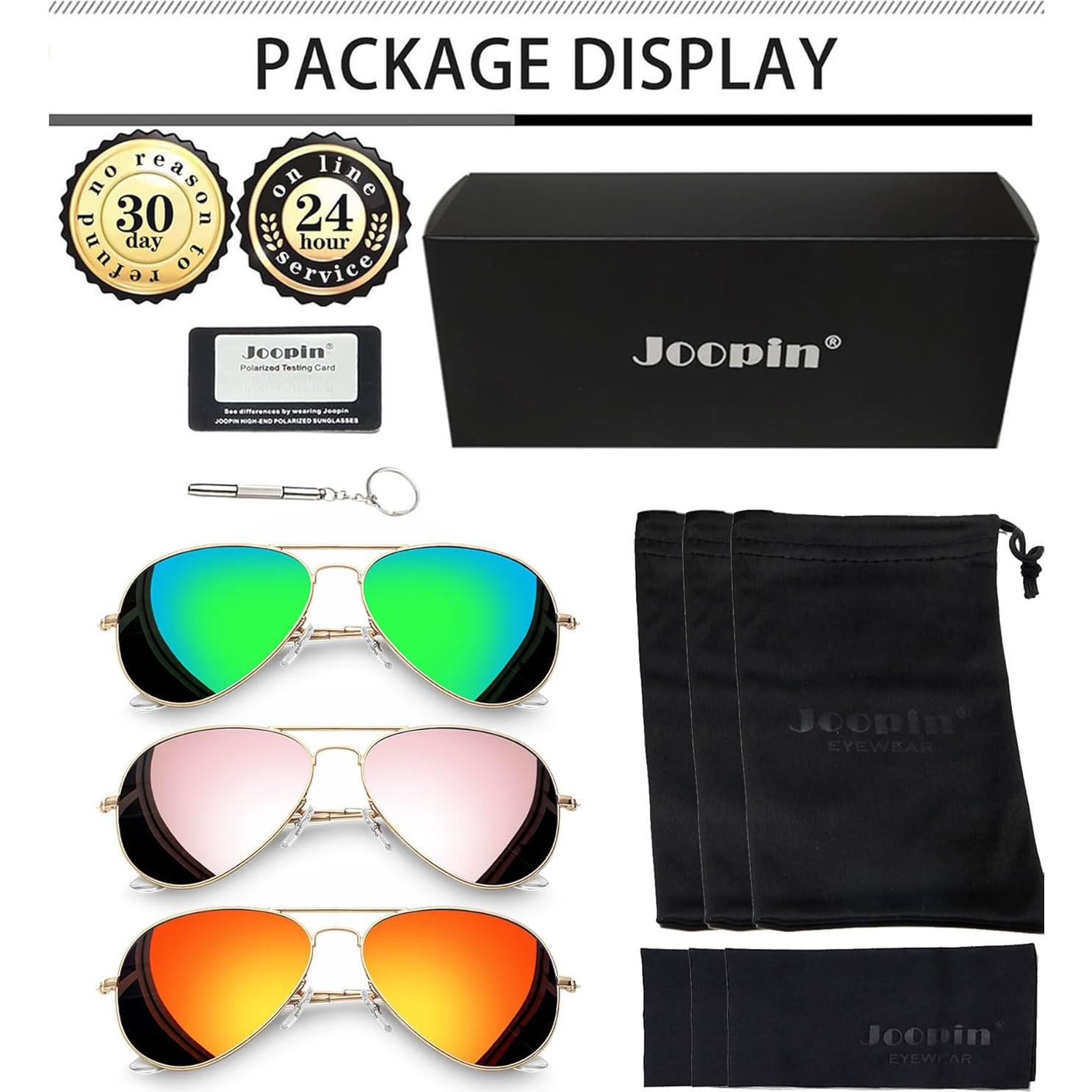 Gafas de sol polarizadas Joopin UV400 para hombres y mujeres