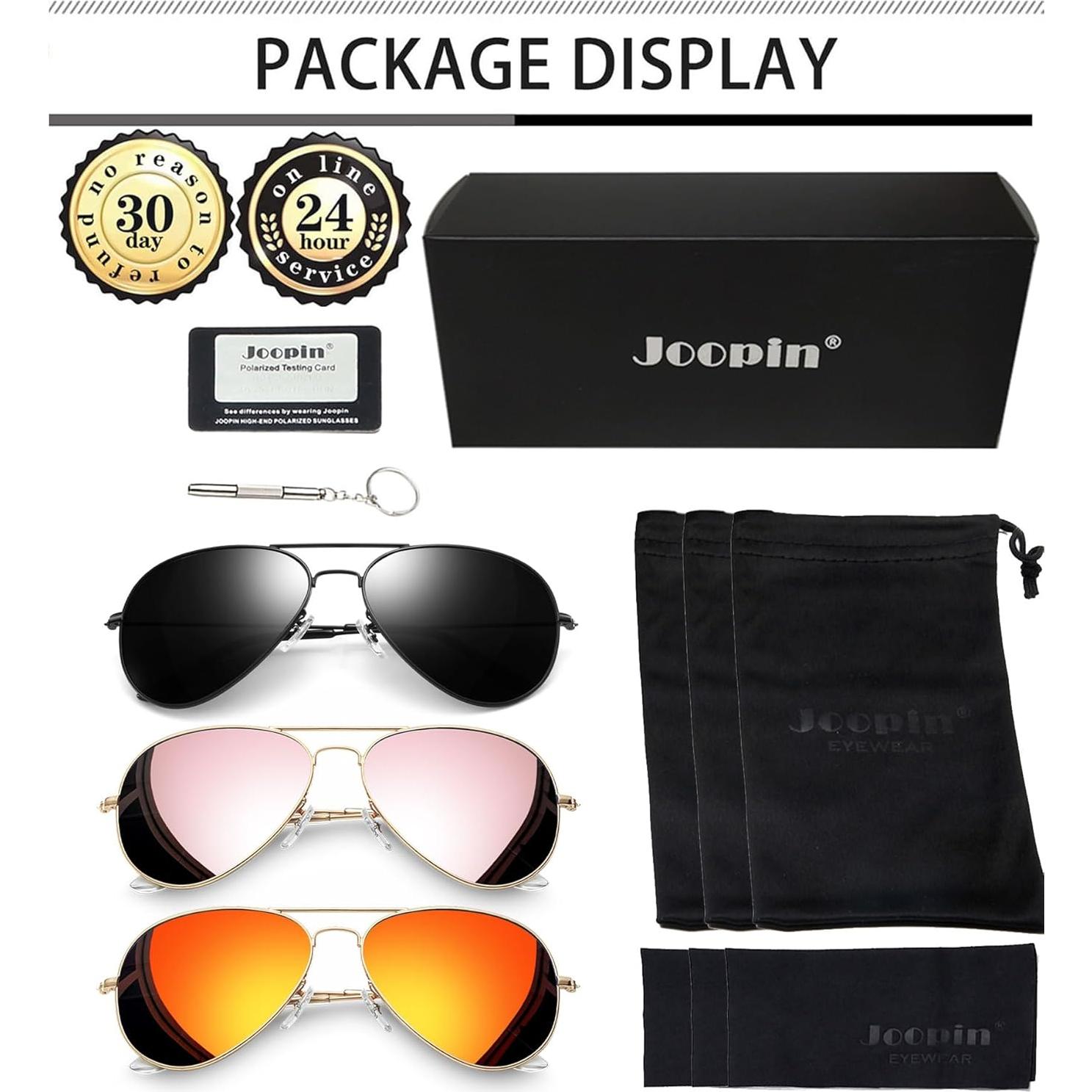 Gafas de sol polarizadas Joopin UV400 para hombres y mujeres