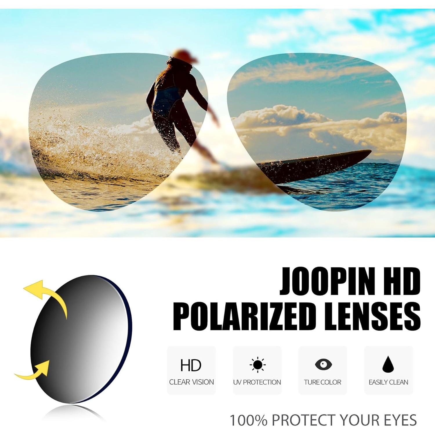 Gafas de Sol Polarizadas Joopin Verde Espejado UV400