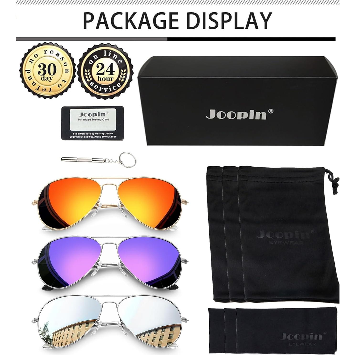 Gafas de sol polarizadas Joopin UV400 para hombres y mujeres