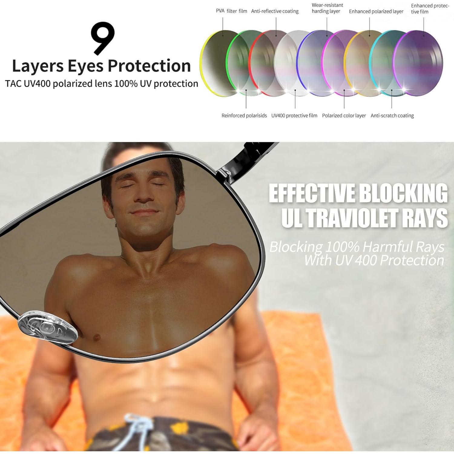 Gafas de sol polarizadas Joopin UV400 para hombres