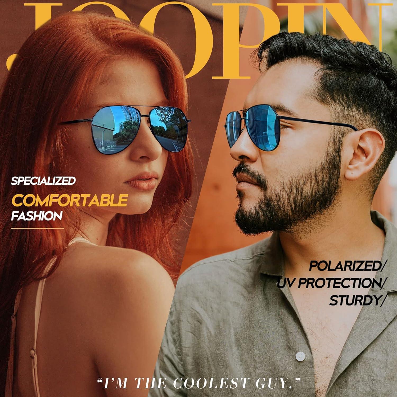 Gafas de sol aviador Joopin polarizadas UV400 para hombres