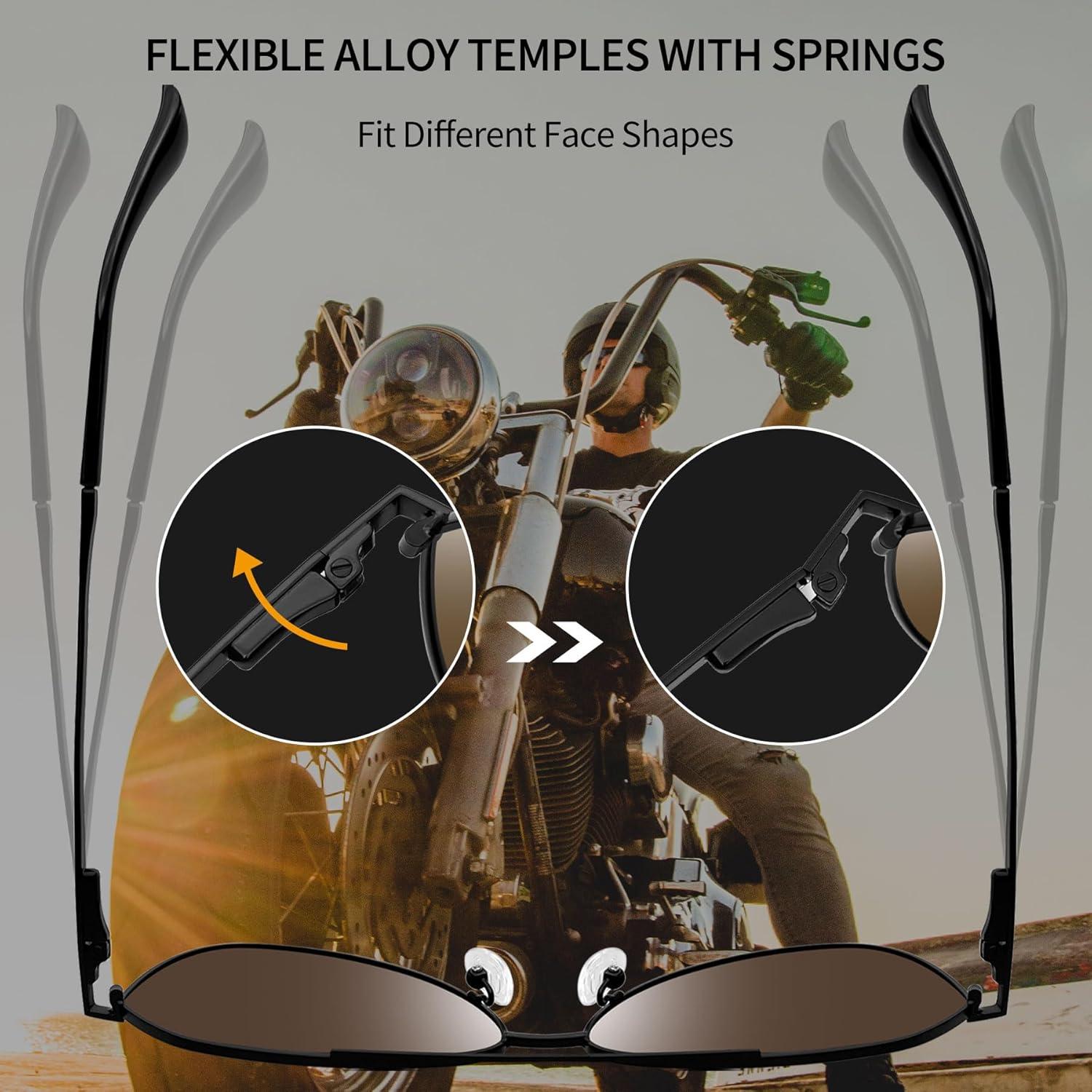 Gafas de sol aviador Joopin polarizadas UV400 para hombres