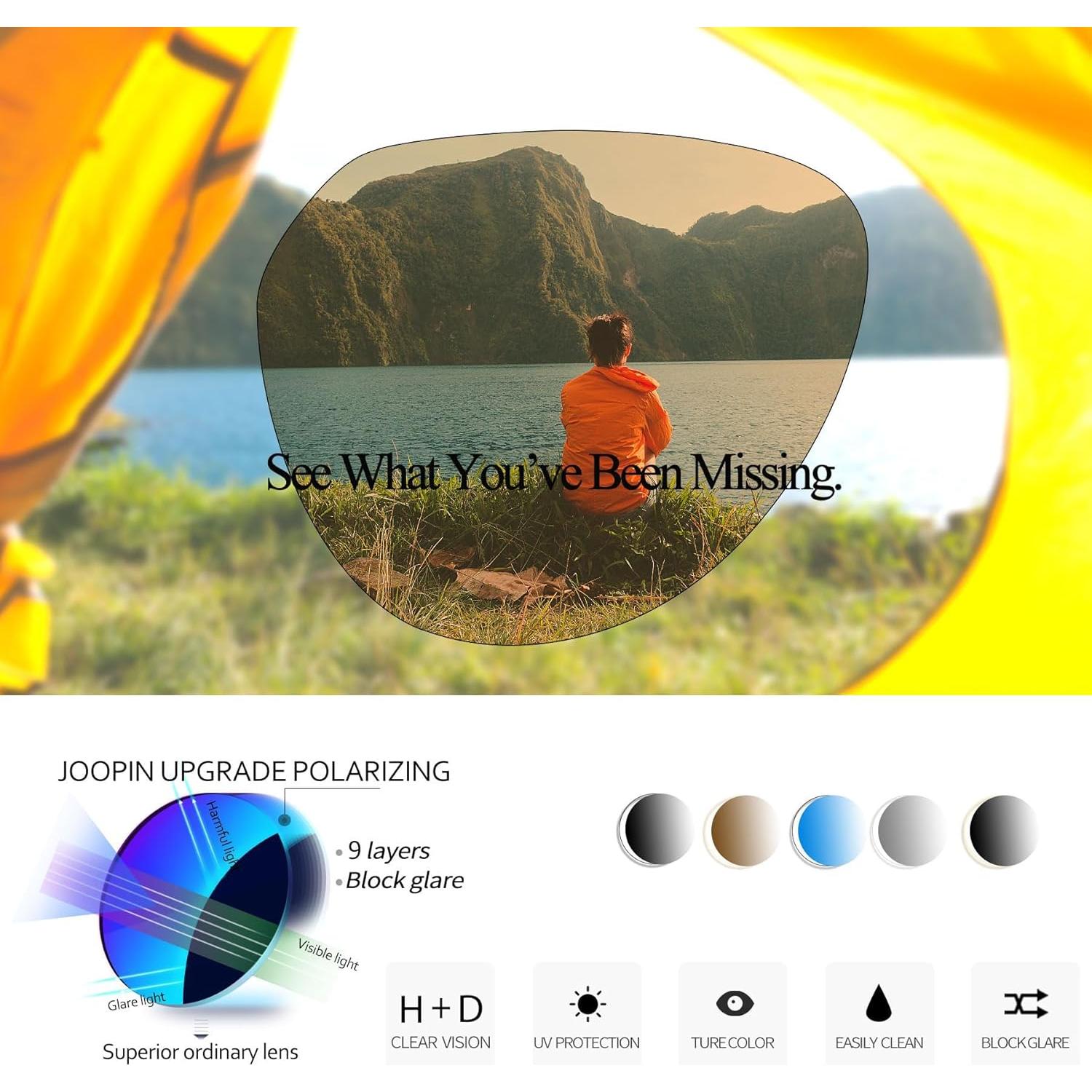 Gafas de sol aviador Joopin polarizadas UV400 para hombres