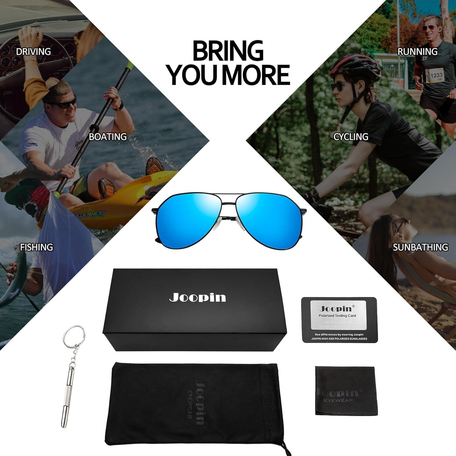 Gafas de sol aviador Joopin polarizadas UV400 para hombres