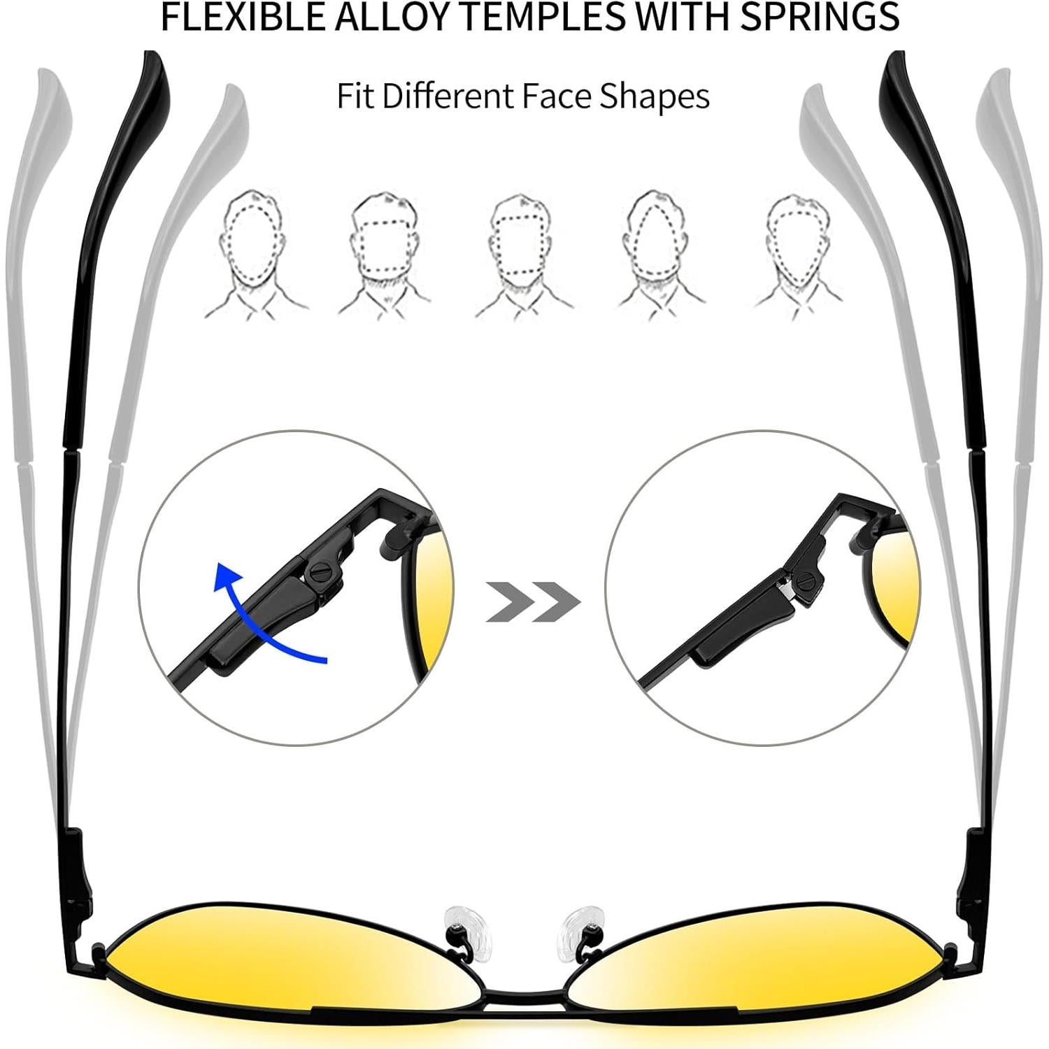 Gafas de Sol Joopin Aviador Polarizadas UV400 Hombres