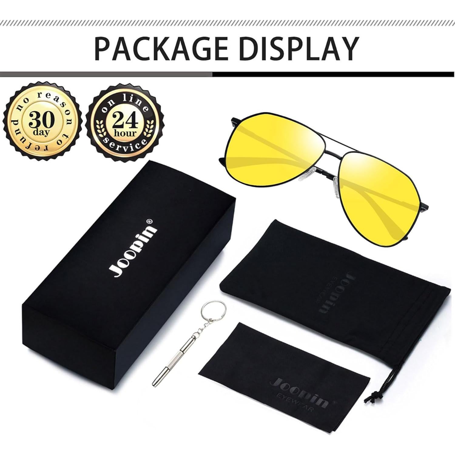 Gafas de Sol Joopin Aviador Polarizadas UV400 Hombres