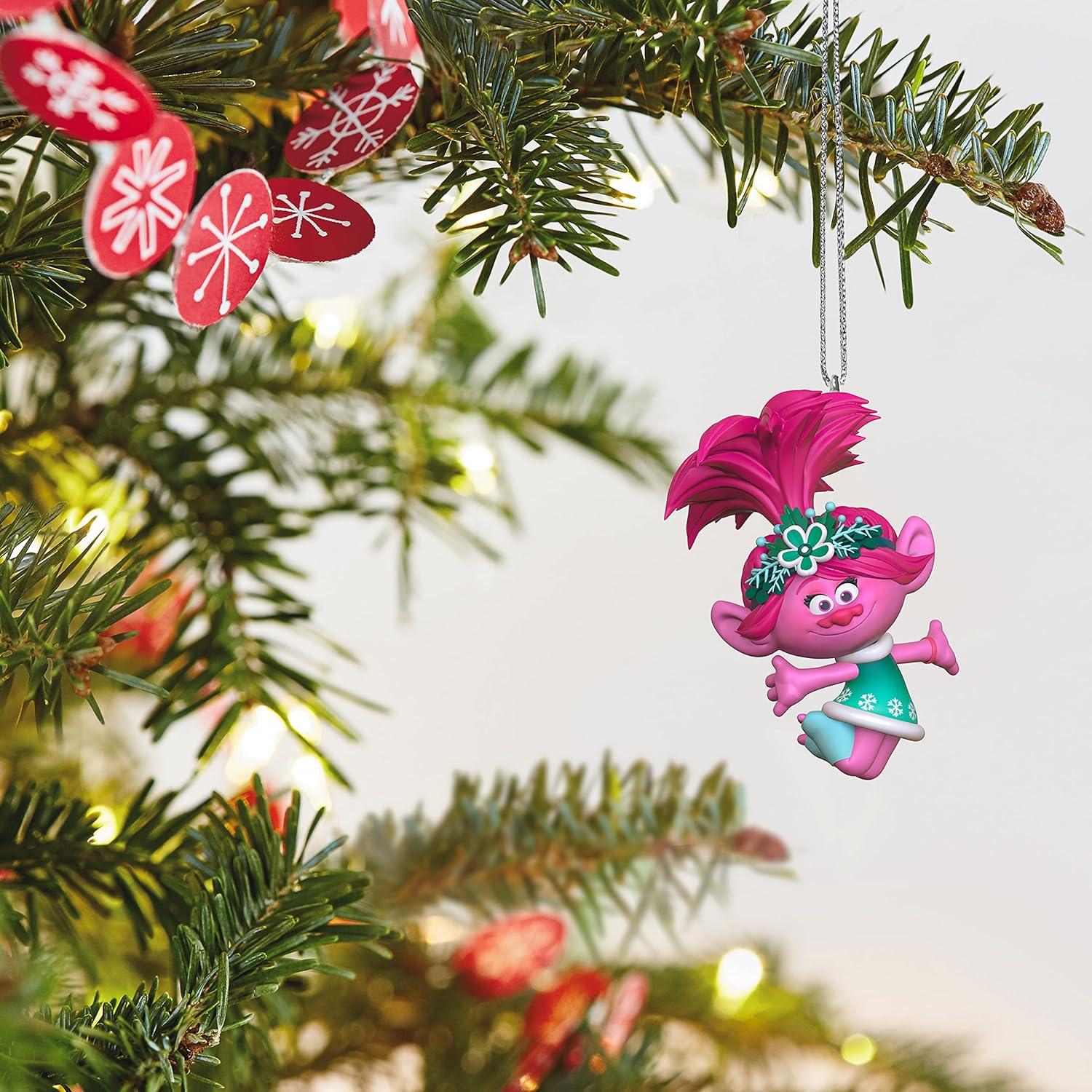 Adorno Navideño Miniatura Hallmark Poppy Trolls 2021 2.54 cm