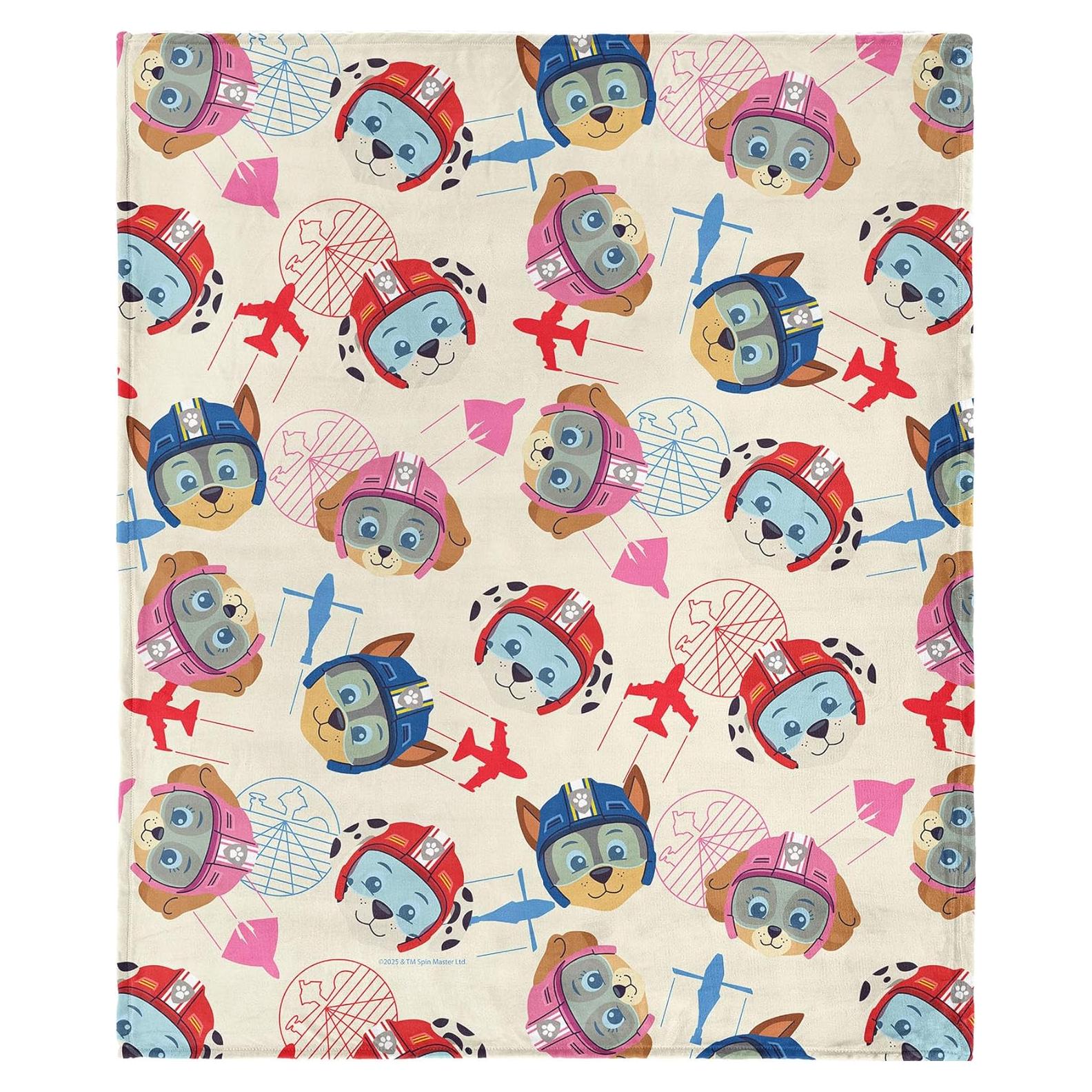 Manta de Toque de Seda Nickelodeon Paw Patrol 101.6x127cm