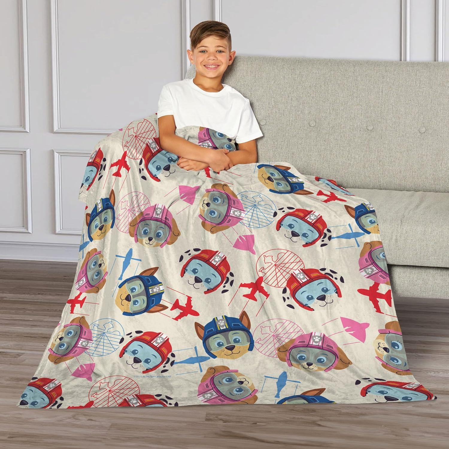 Manta de Toque de Seda Nickelodeon Paw Patrol 101.6x127cm