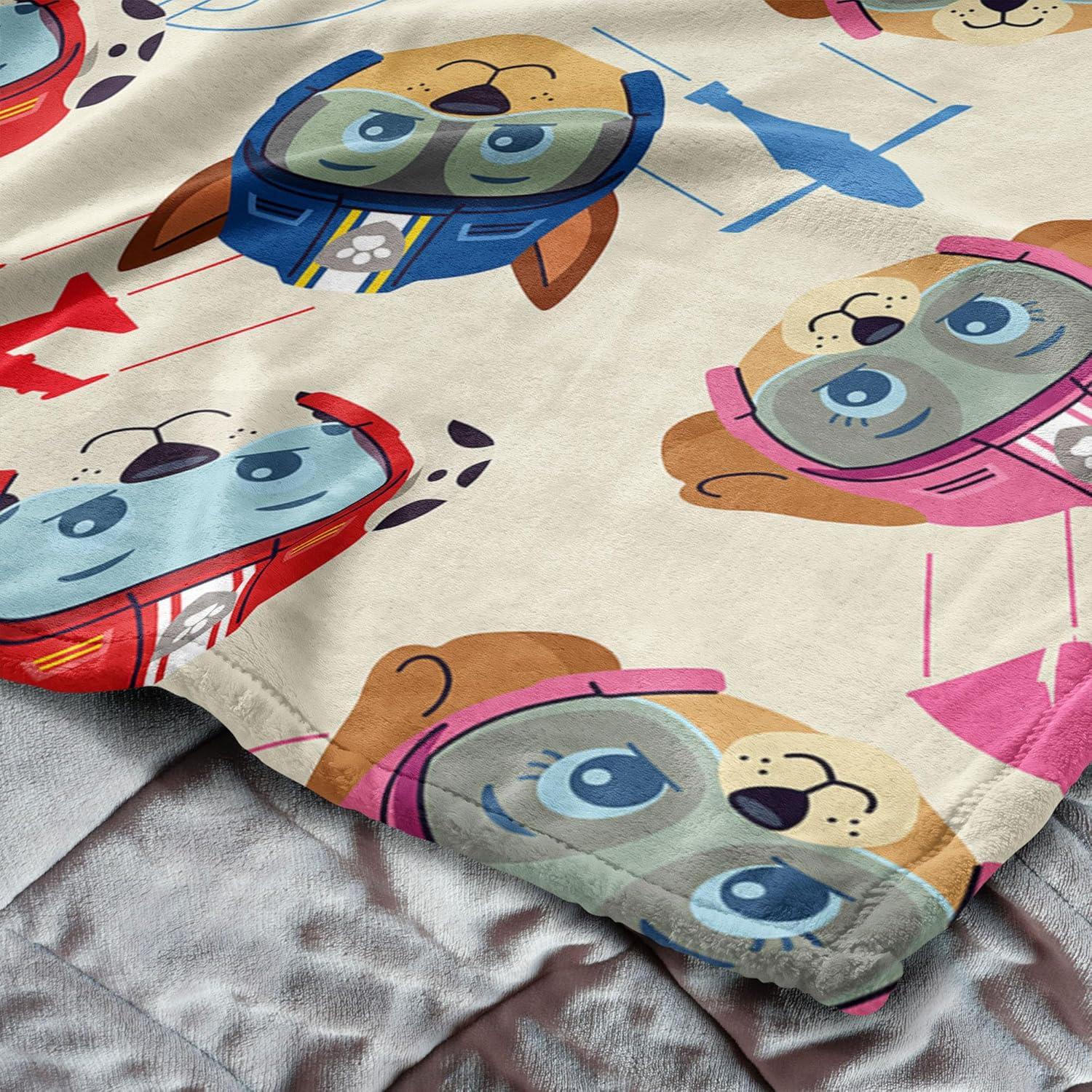 Manta de Toque de Seda Nickelodeon Paw Patrol 101.6x127cm