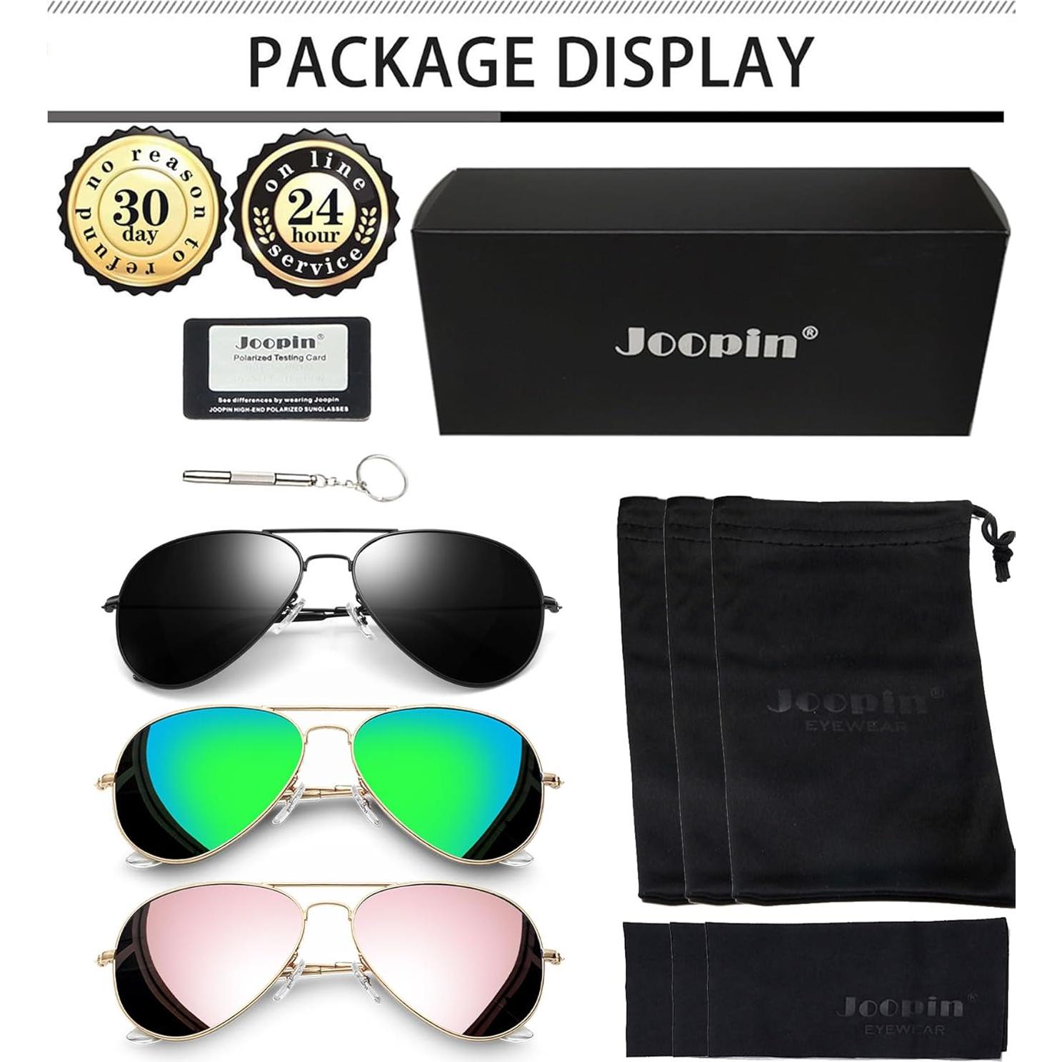 Gafas de sol polarizadas Joopin UV400 para hombres y mujeres