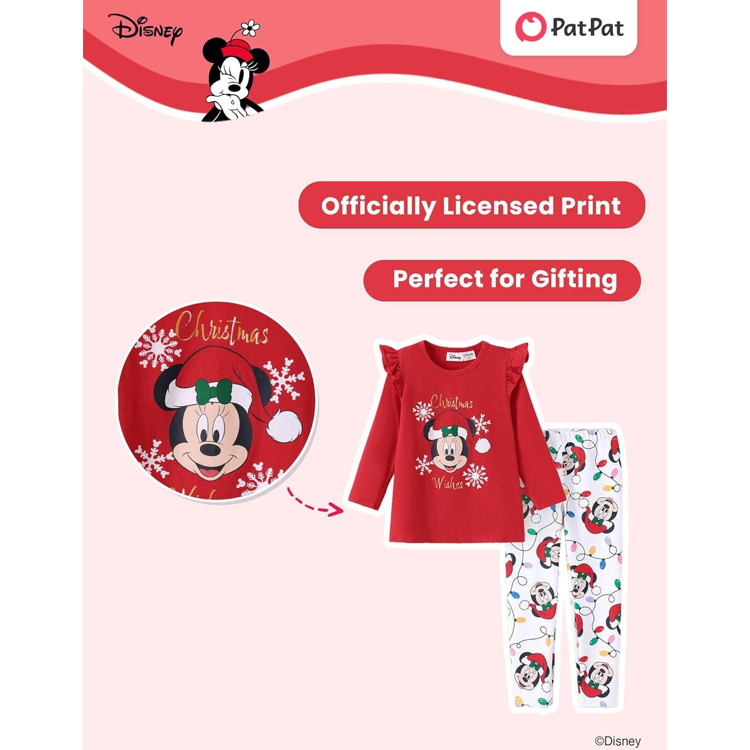 Conjunto Ropa Niña 6-9 Meses Disney Minnie Navidad 2 Piezas