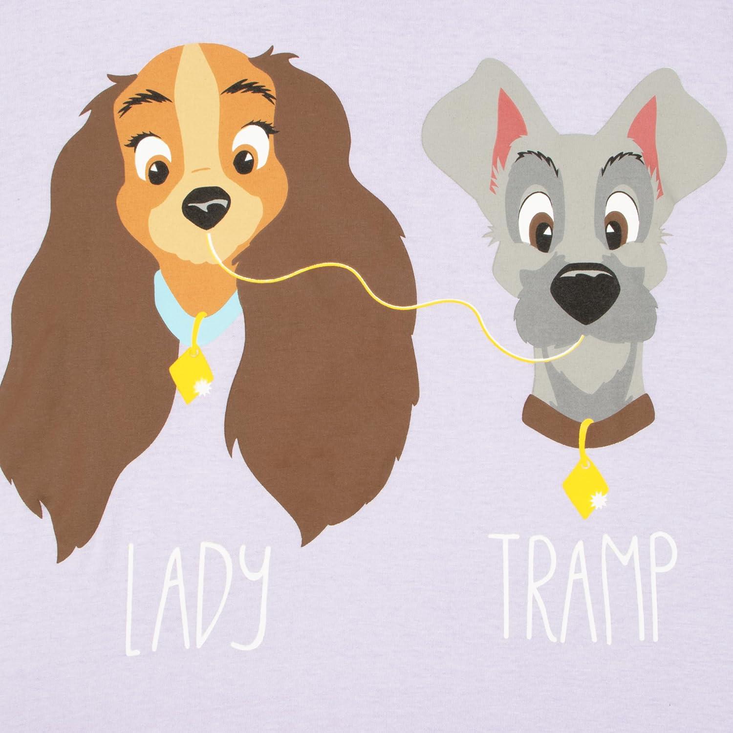 Pijamas para Mujeres Disney La Dama y el Vagabundo Púrpura