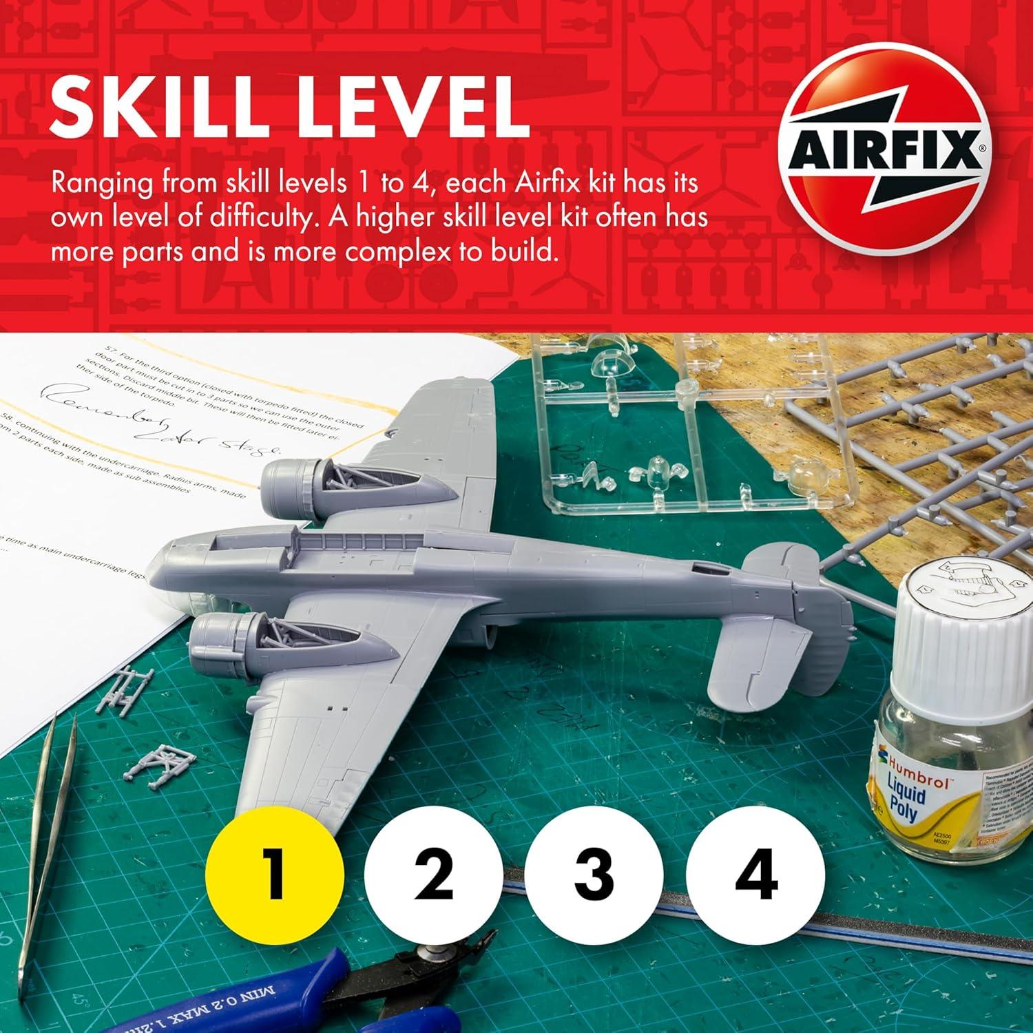 Kit de Modelos de Aviones Airfix Supermarine Spitfire y F-35B