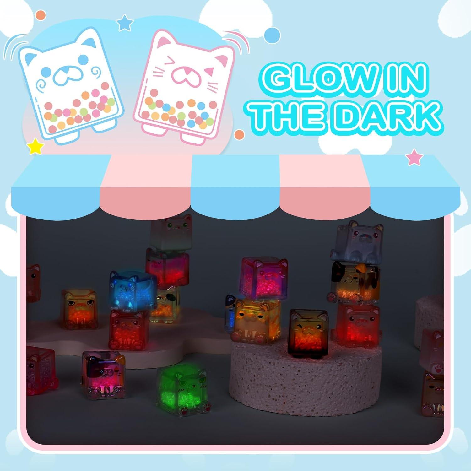 Paquete Sorpresa Gato Cuadrado Choco Teddy 5 Figuras Coleccionables