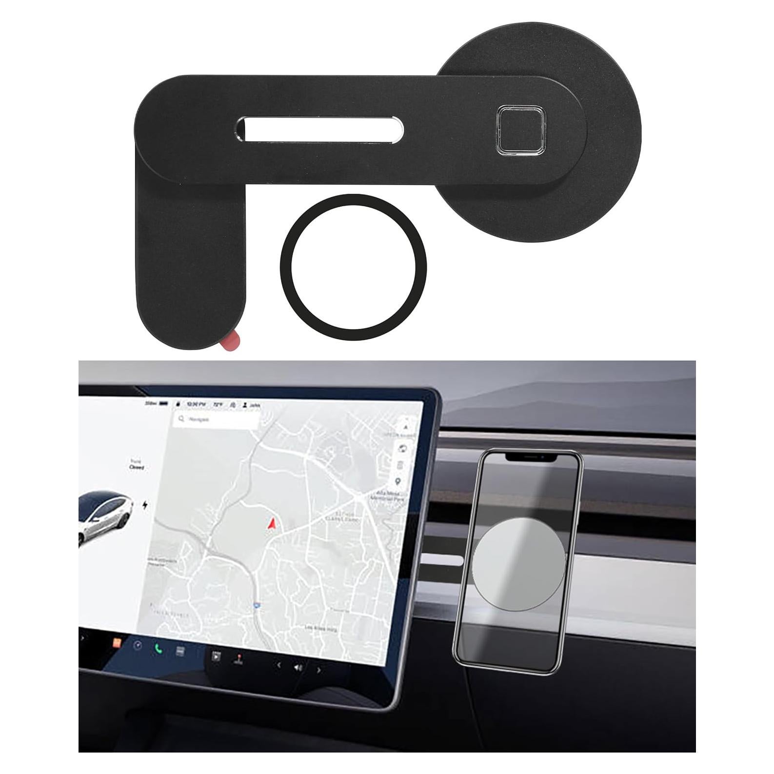 Soporte Magnético para Teléfono de Coche RACOONA 1106TSLSJZJ001 Ajustable Negro