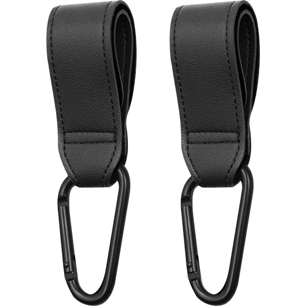 Ganchos Universales para Cochecitos 2PCS - Negro, 20kg
