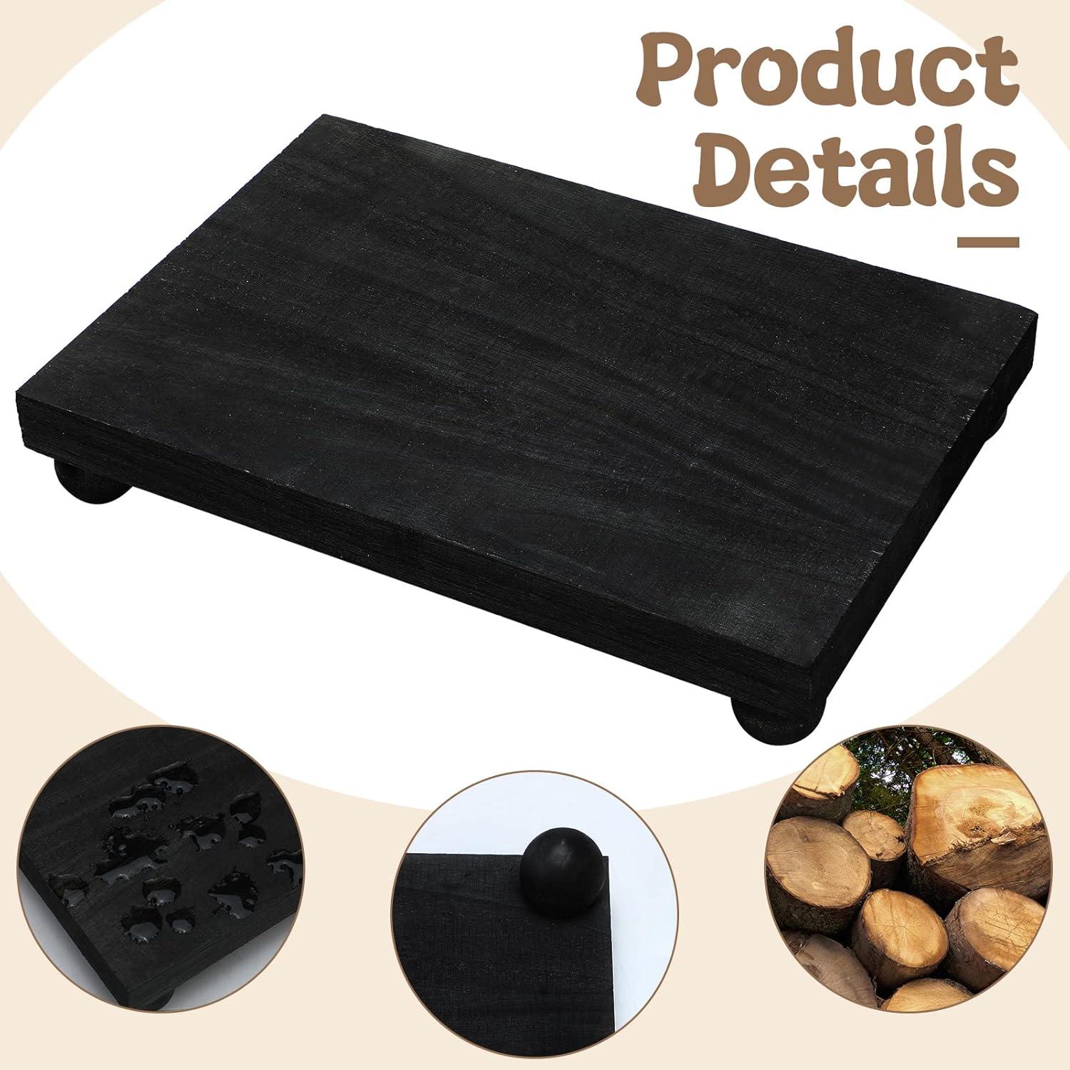 Soporte de Madera Amyhill para Jabón y Decoración 22.86x15.24cm