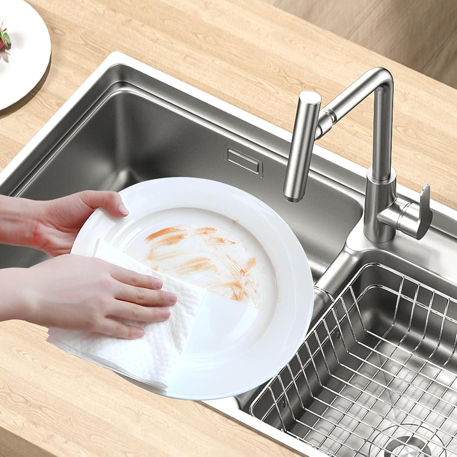 Toallitas de limpieza de platos RSQAZQ 50 Pcs desechables