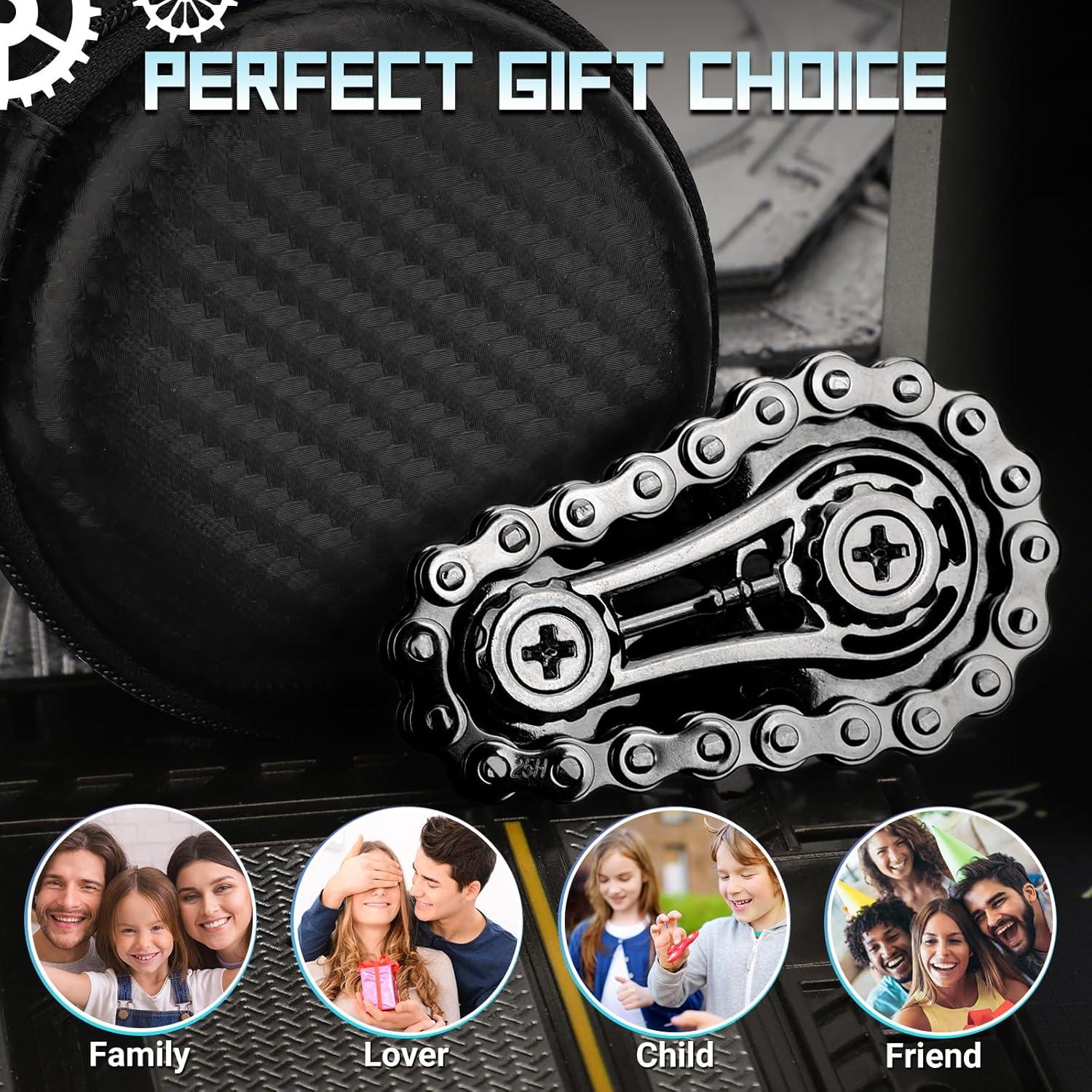 Rodillo de Cadena de Bicicleta Antiestrés LNCOJOLM - Juguete Sensorial