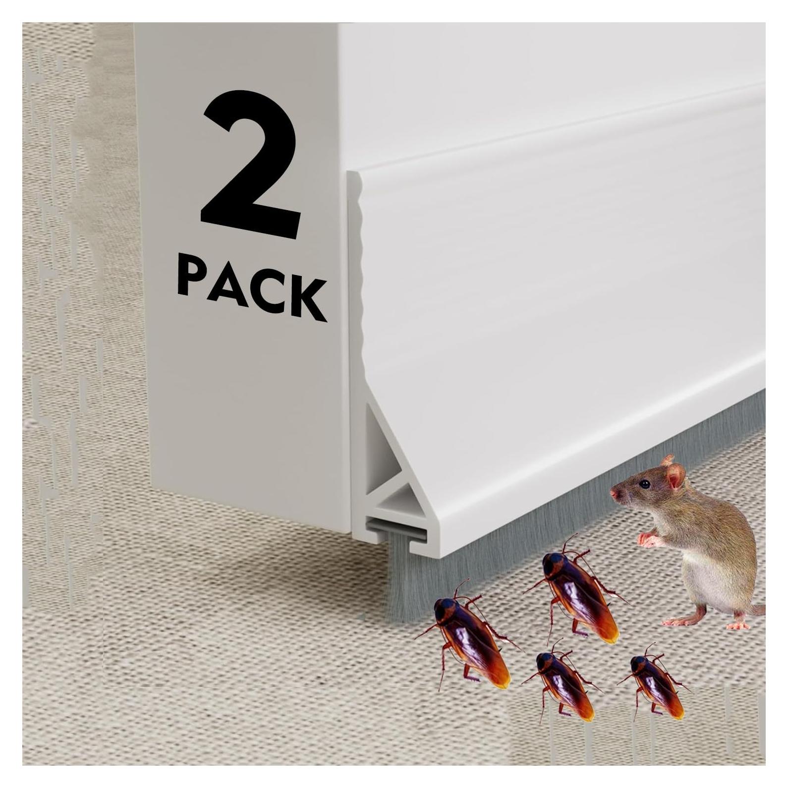 Paquete de 2 Barras de Barrido WUMUTI 99 cm Blanco