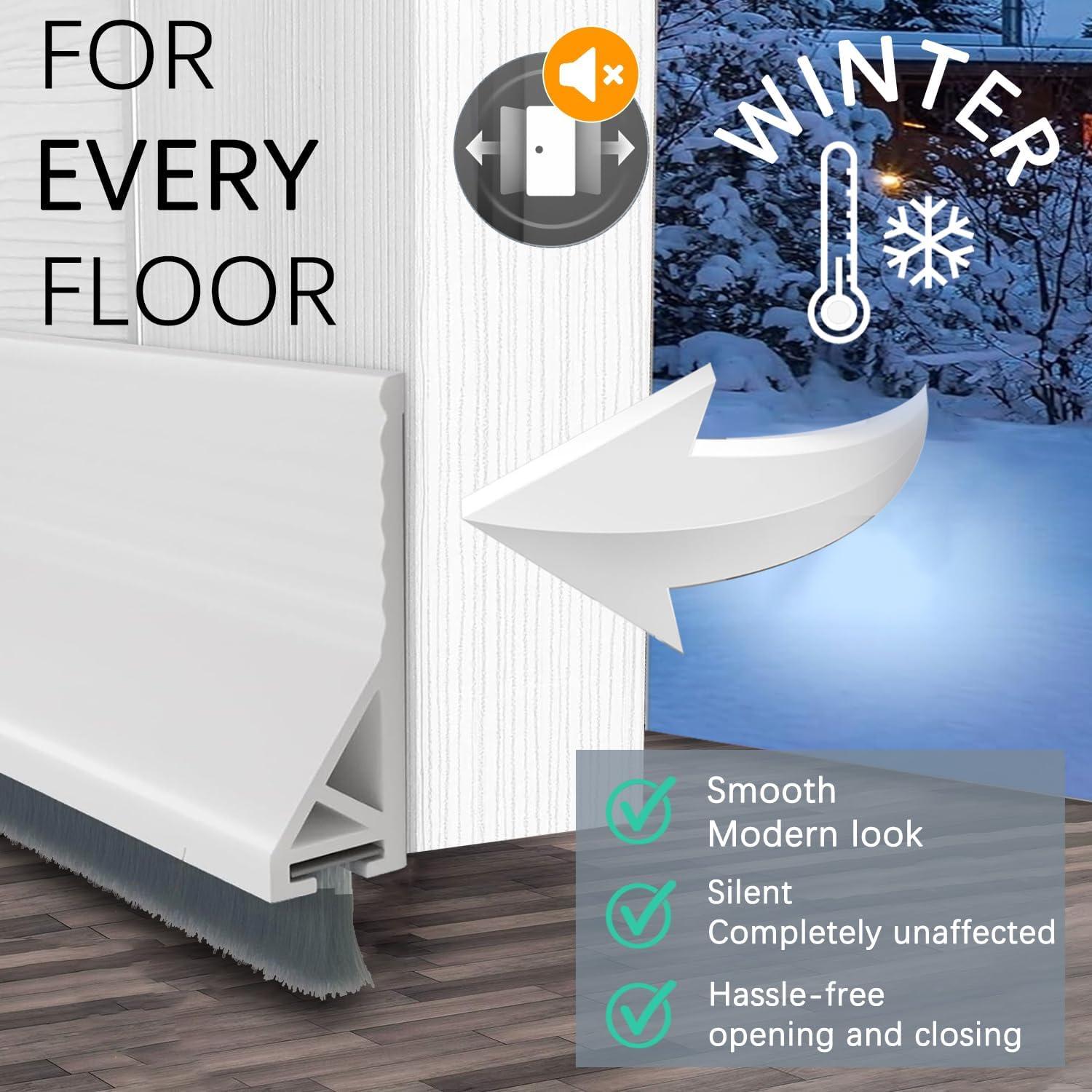 Paquete de 2 Barras de Barrido WUMUTI 99 cm Blanco