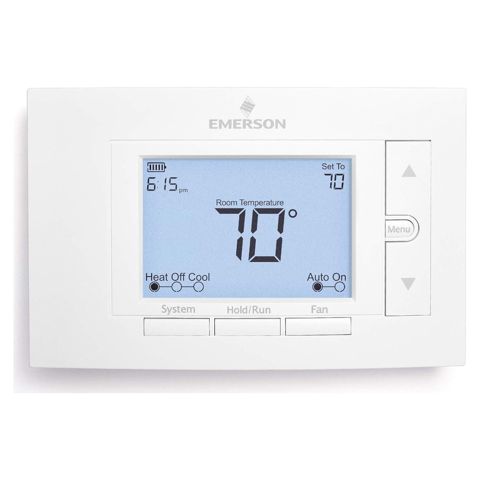 Termostato Programable Emerson 1F85U-42PR LCD 7 Días