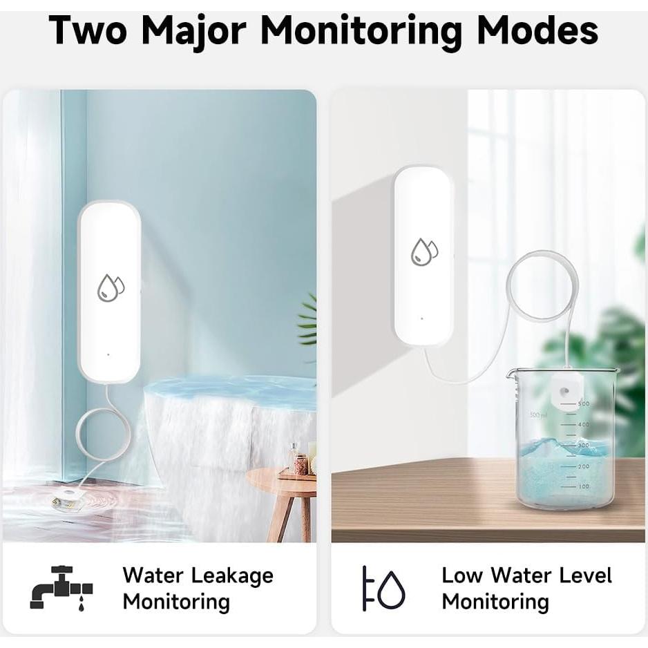 Sensor de Fugas de Agua Zigbee IHSENO para Hogar Inteligente