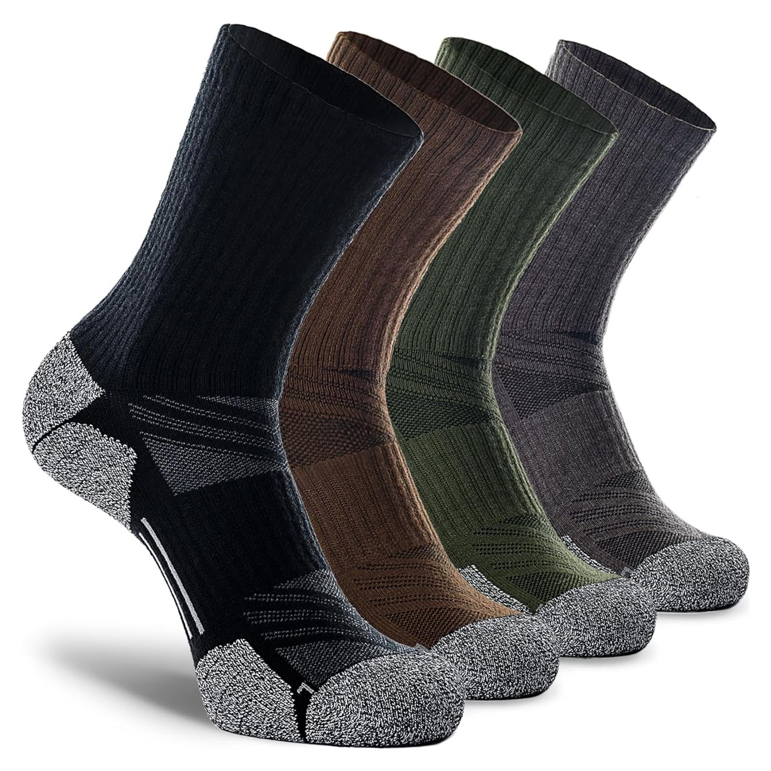 Calcetines de Senderismo CWVLC Elite Crew Acolchados 4 Pairs