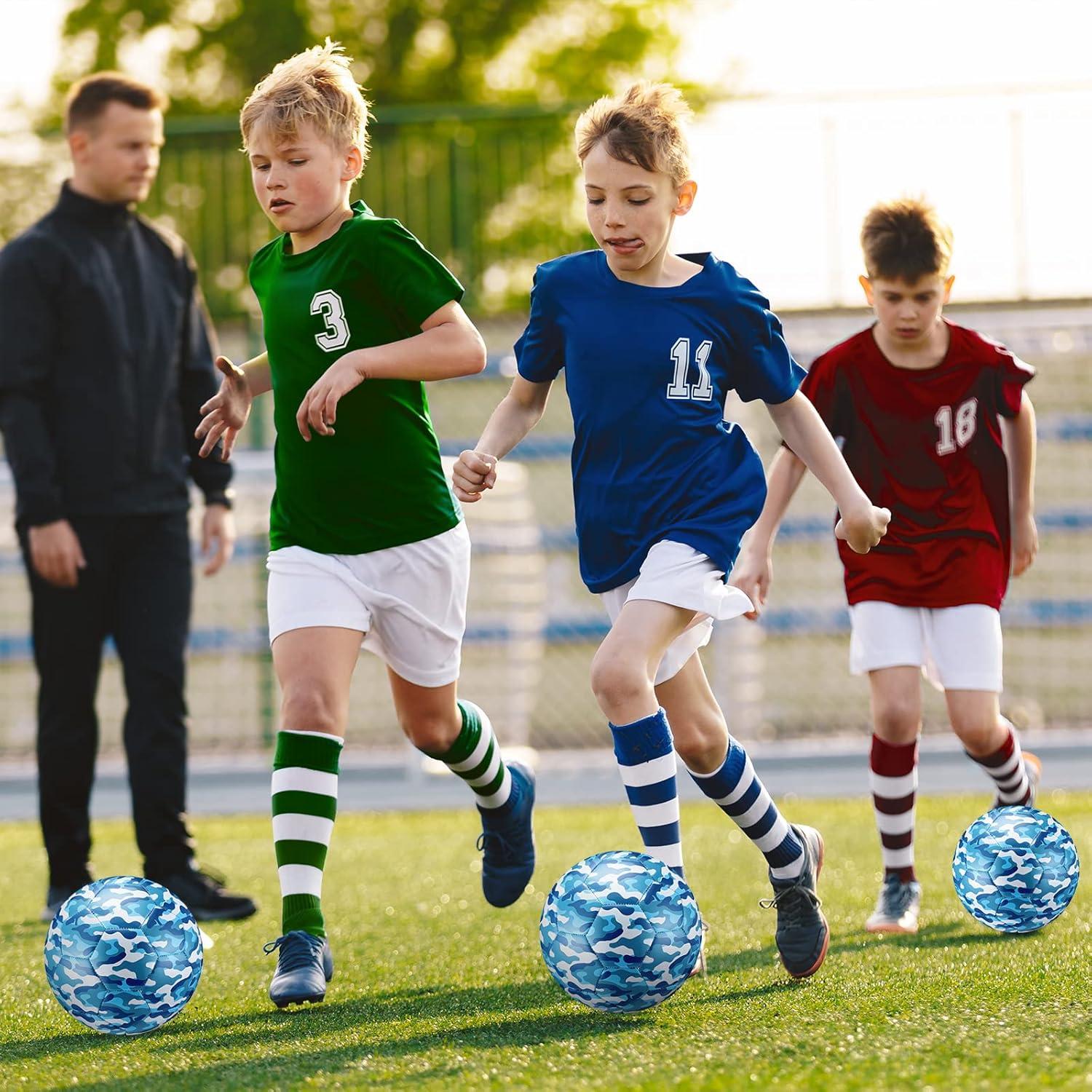 Balón de Fútbol Camuflaje Libima Tamaño 4 con Bomba