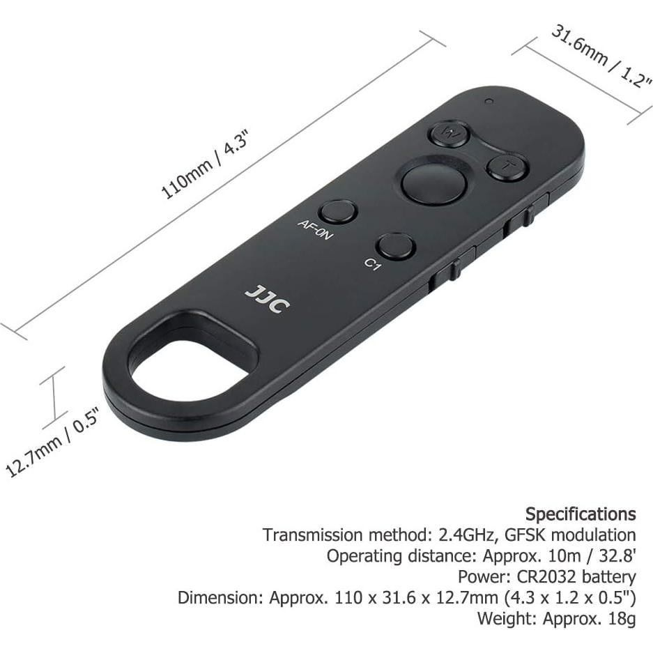 Control Remoto Inalámbrico Bluetooth JJC RMT-P1BT para Sony