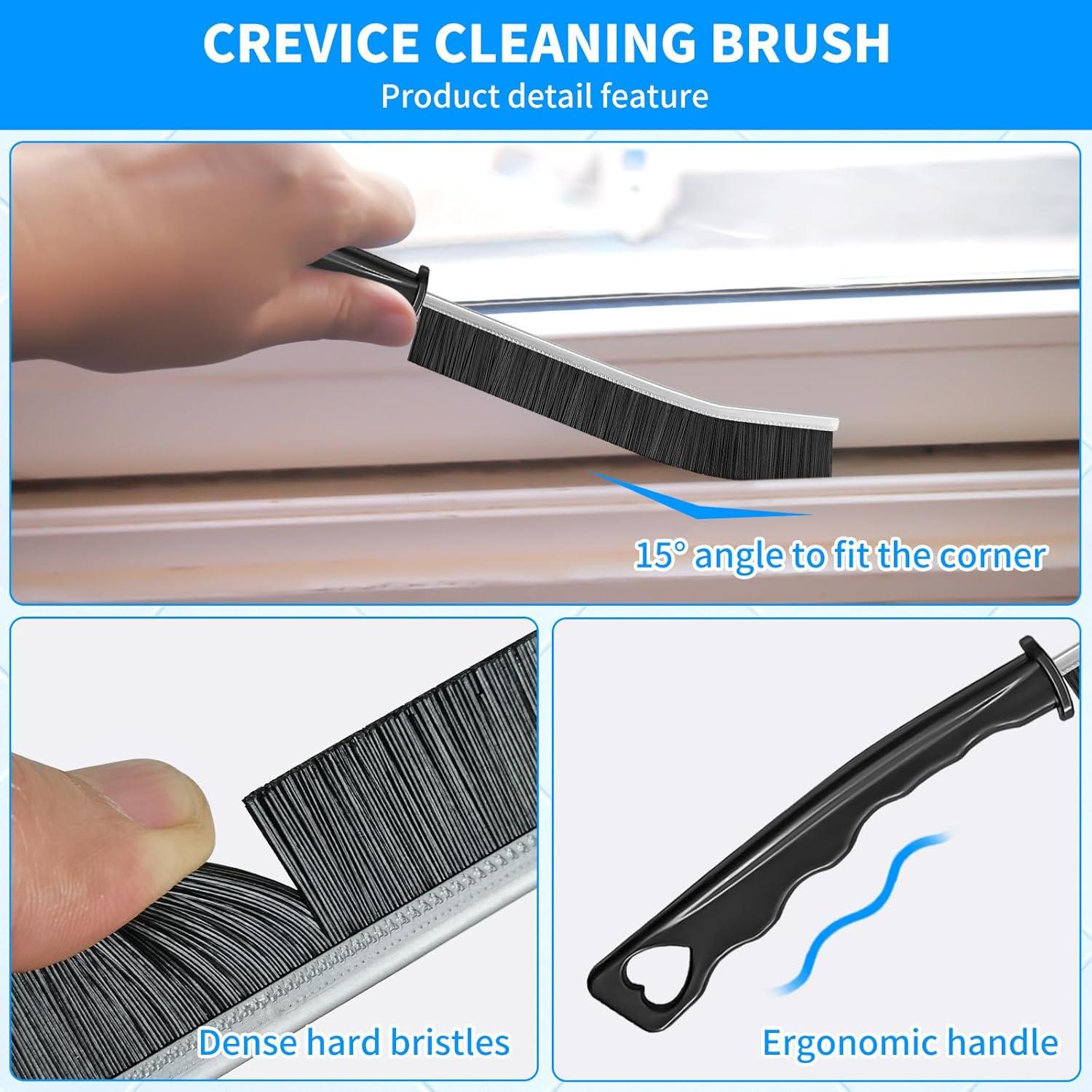 Juego de Cepillos de Limpieza 4TH - 12 Piezas para Rincones