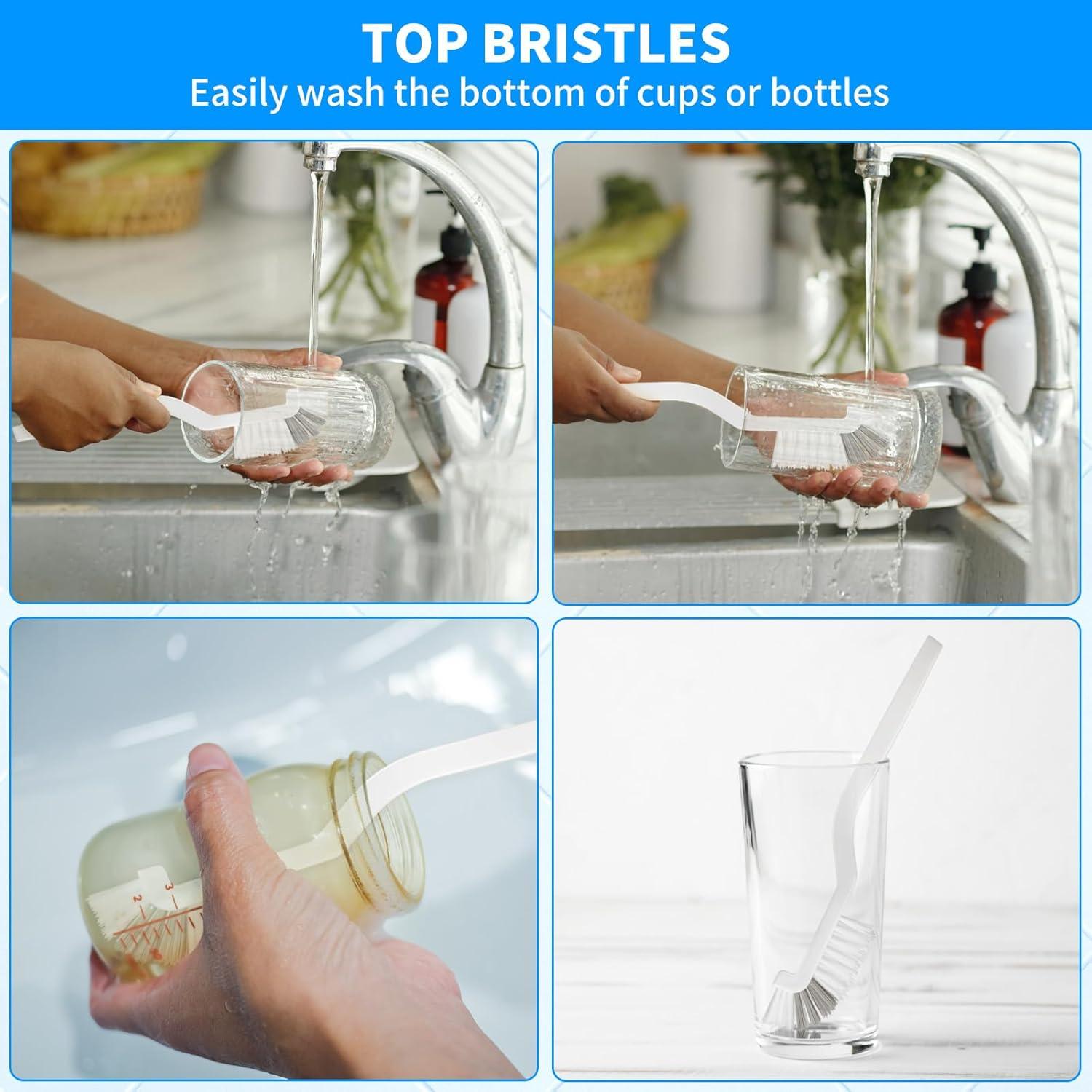 Juego de Cepillos de Limpieza 4TH - 12 Piezas para Rincones