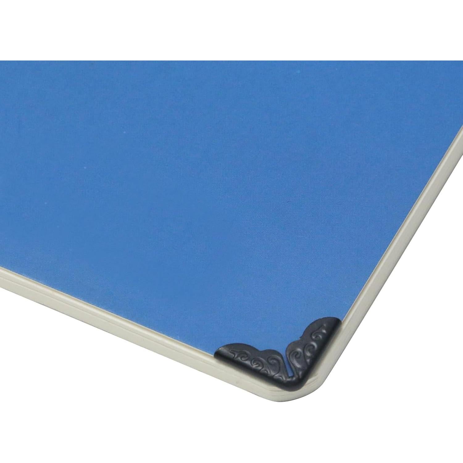 Protectores de Esquinas Mcredy de Metal Negro - Paquete de 100