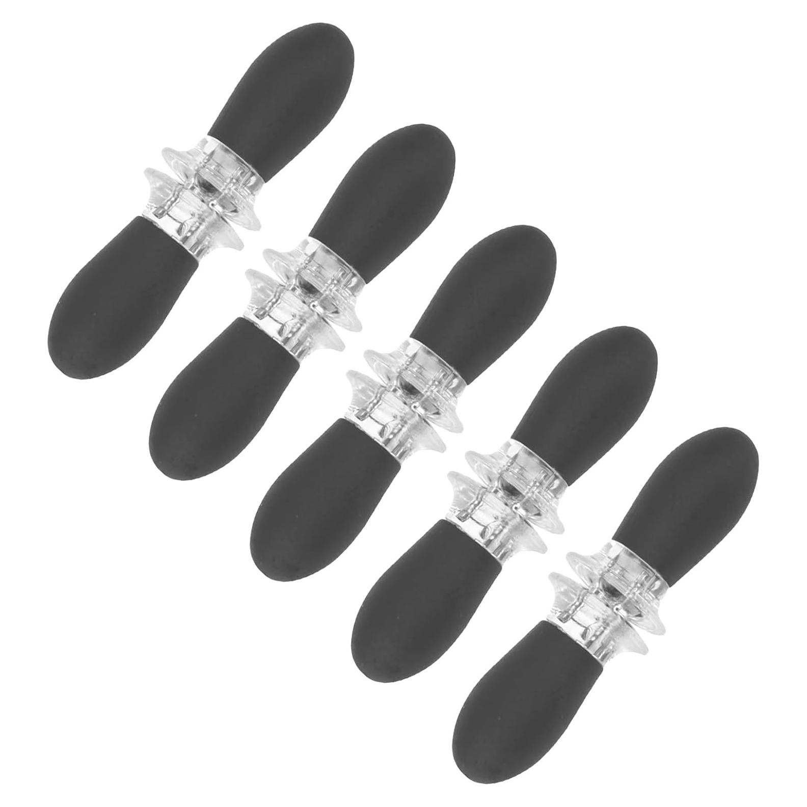 Juego de 10 Sujetadores para Mazorcas de Maíz CCDANSIYUCR - Acero Inoxidable y Silicona