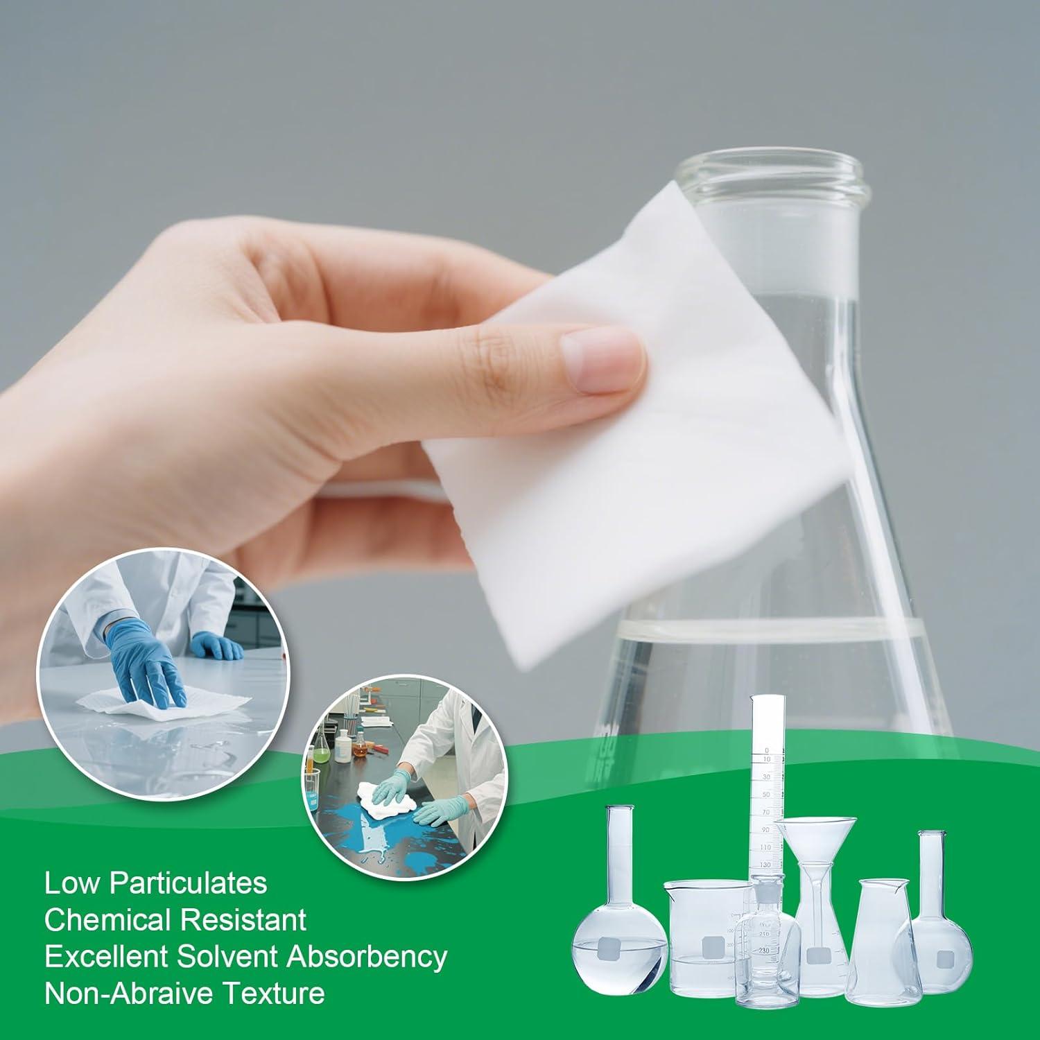 Toallitas de sala limpia Synivovan 22.86x22.86cm 300 Pcs