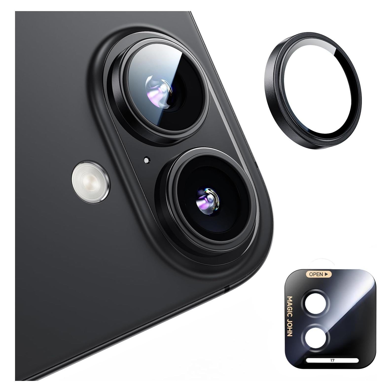 Protector de Lente de Cámara MAGIC JOHN para iPhone 17 - Vidrio Templado 9H