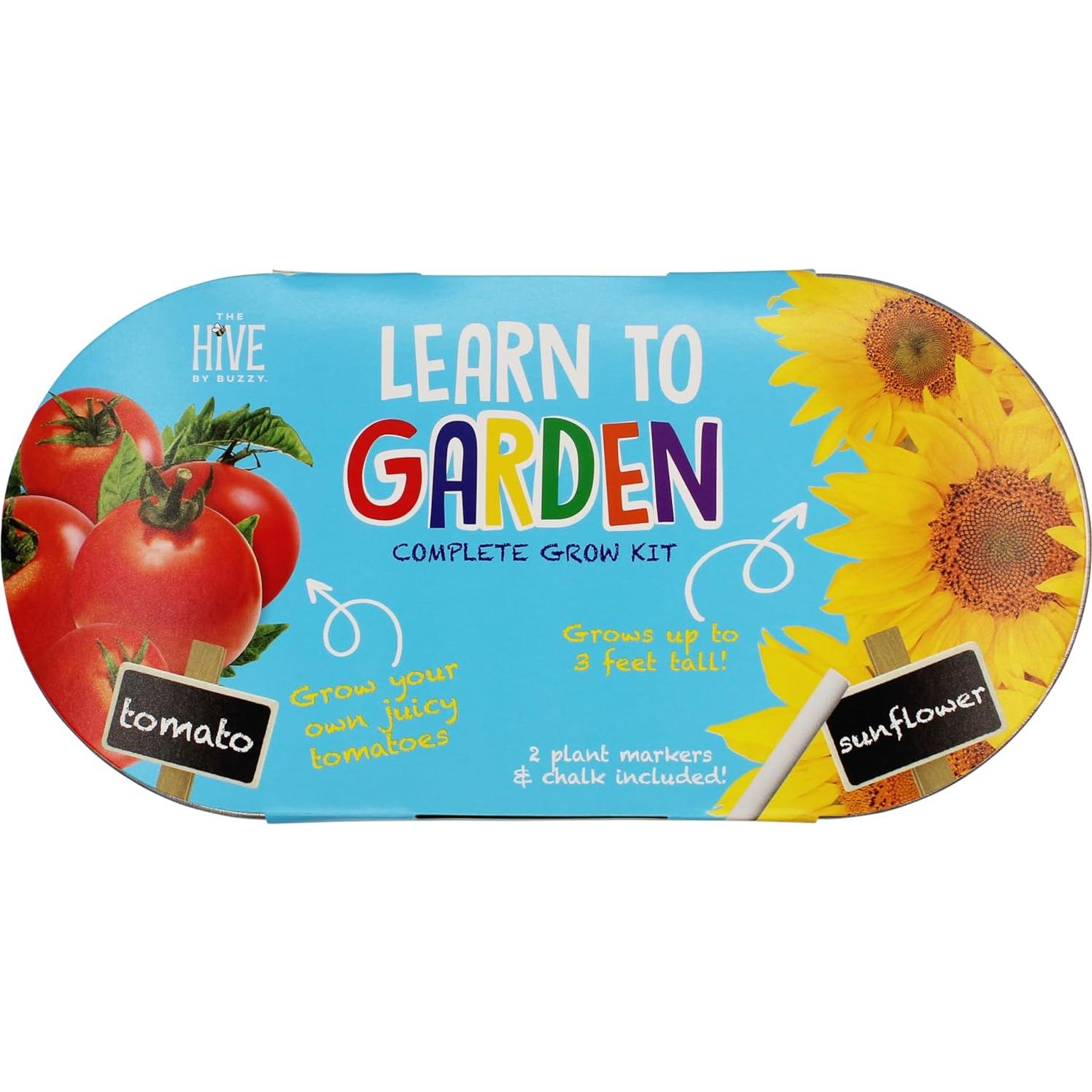 Kit de Jardinería para Niños BUZZY - 2 Macetas, Semillas y Sustrato