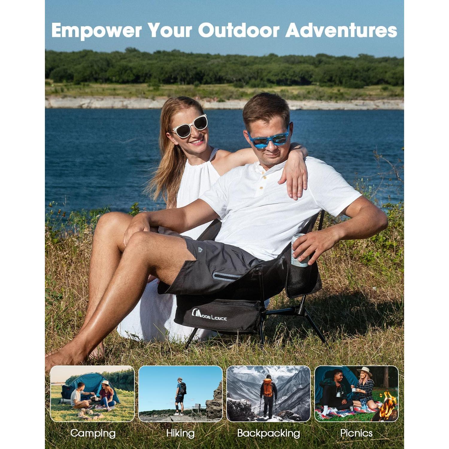 Silla de Camping MOON LENCE CH21-1PC-OLD Ultraligera 181 kg