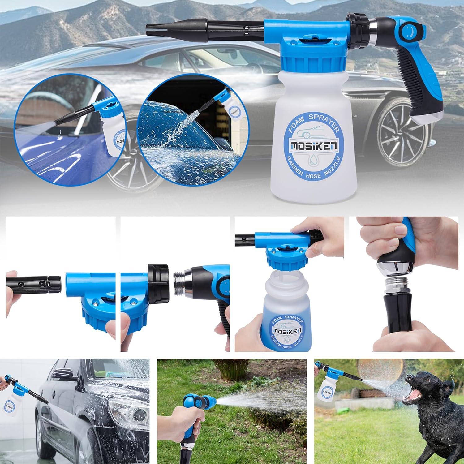 Kit de Rociador de Espuma MOSIKEN para Lavado de Coches 1000ml